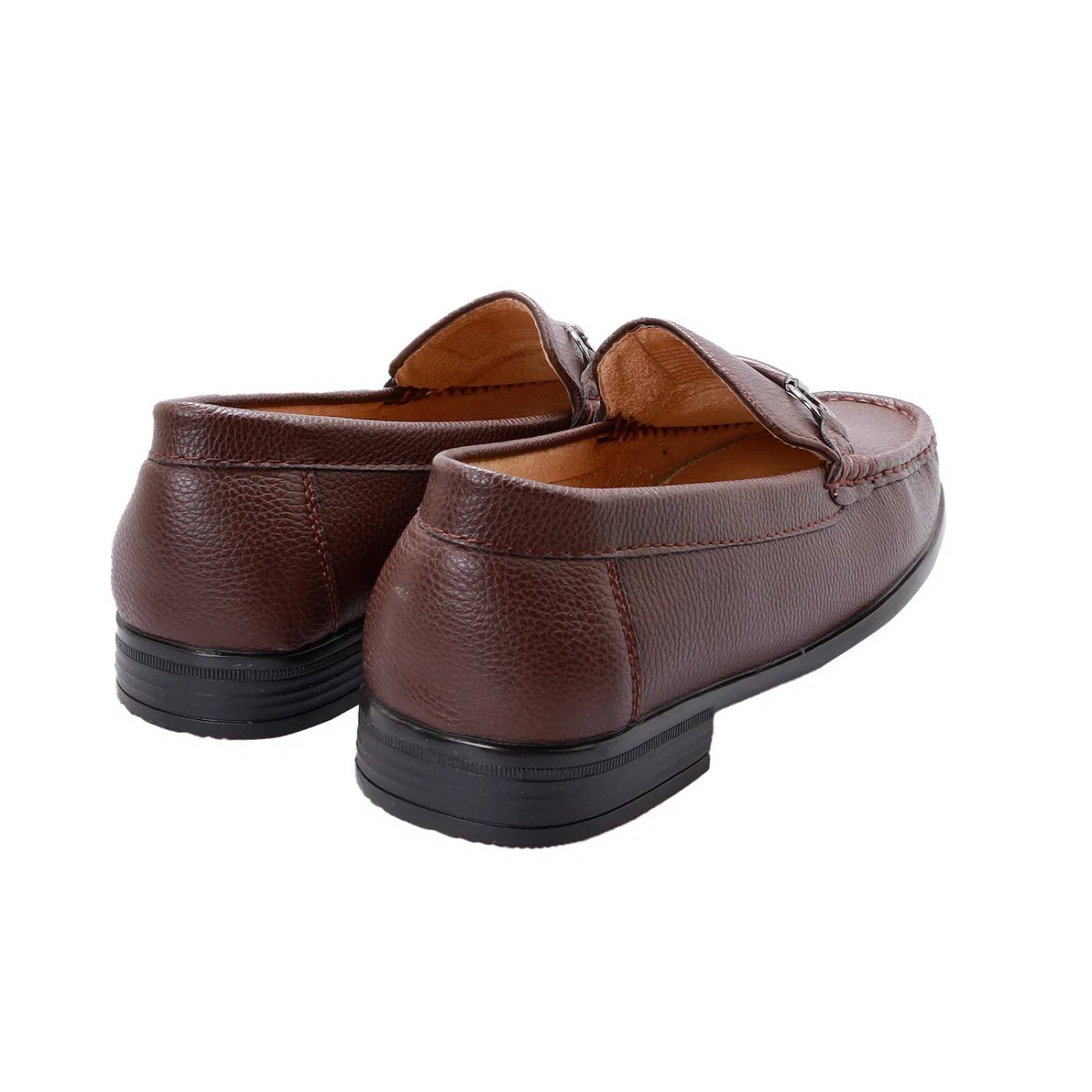 Mocasines café oscuro para hombre con detalles metálicos Dorothy Gaynor D14590064550