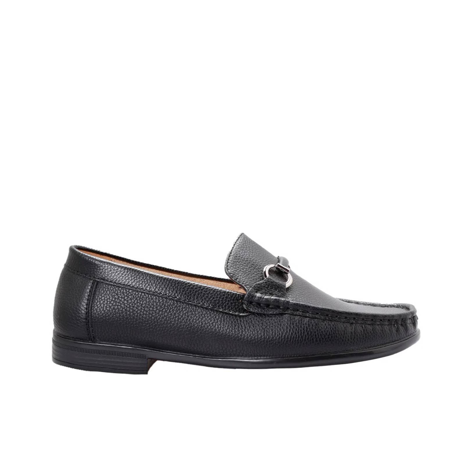 Mocasines color negro mate para hombre con detalles metálicos Dorothy Gaynor D14590064501