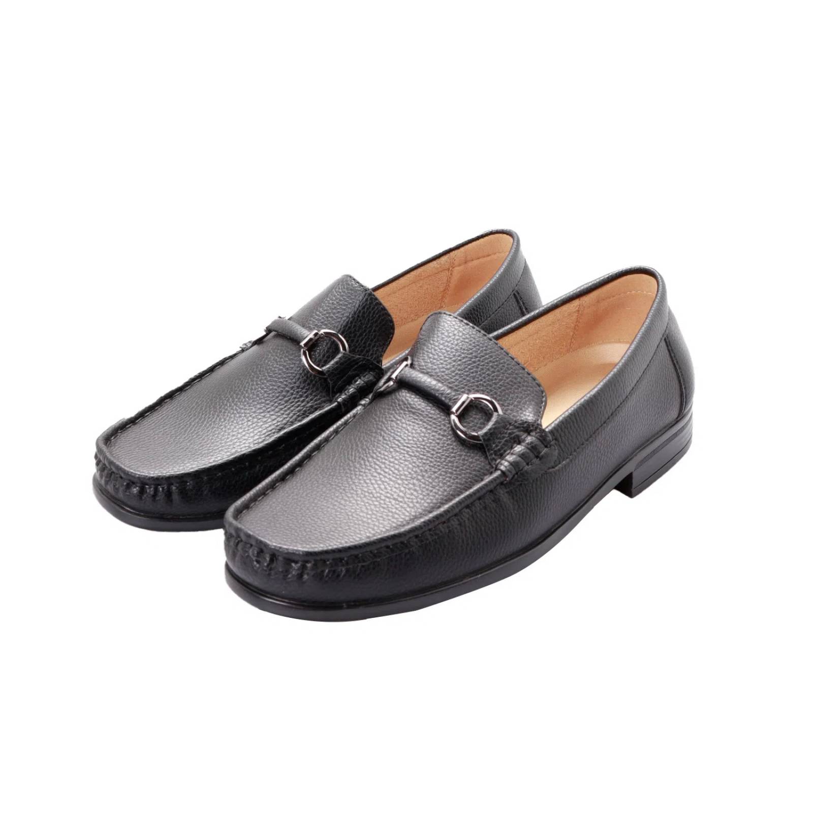 Mocasines color negro mate para hombre con detalles metálicos Dorothy Gaynor D14590064501