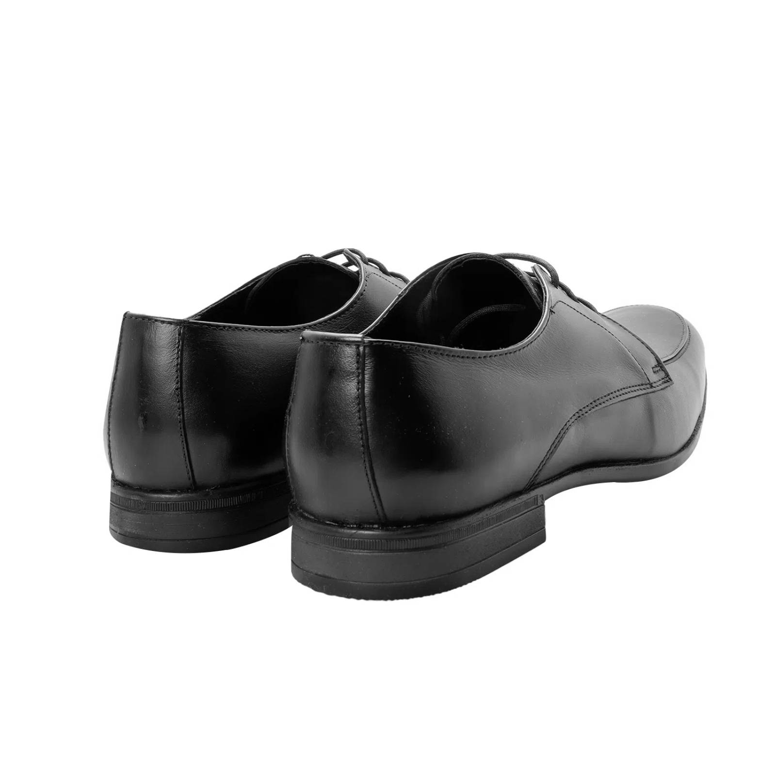 Zapatos color negro para hombre de piel con agujetas Dorothy