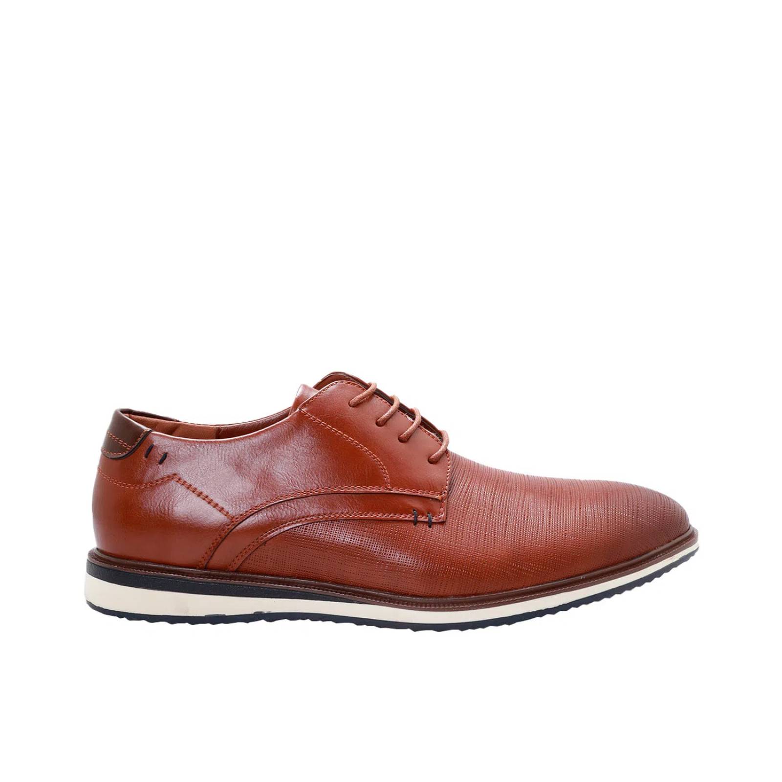 Zapatos camel para hombre con agujetas Dorothy Gaynor D12780028553