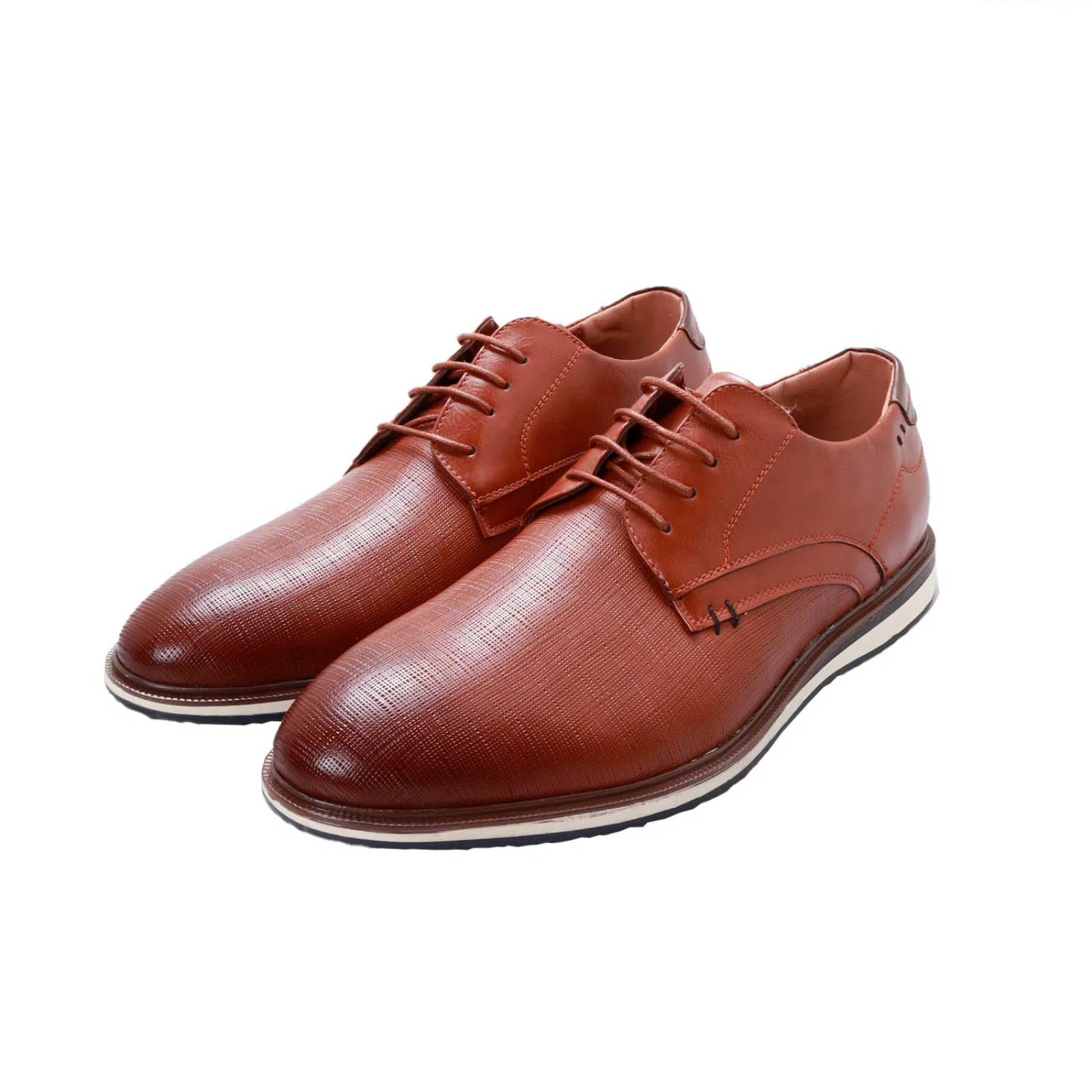 Zapatos camel para hombre con agujetas Dorothy Gaynor D12780028553