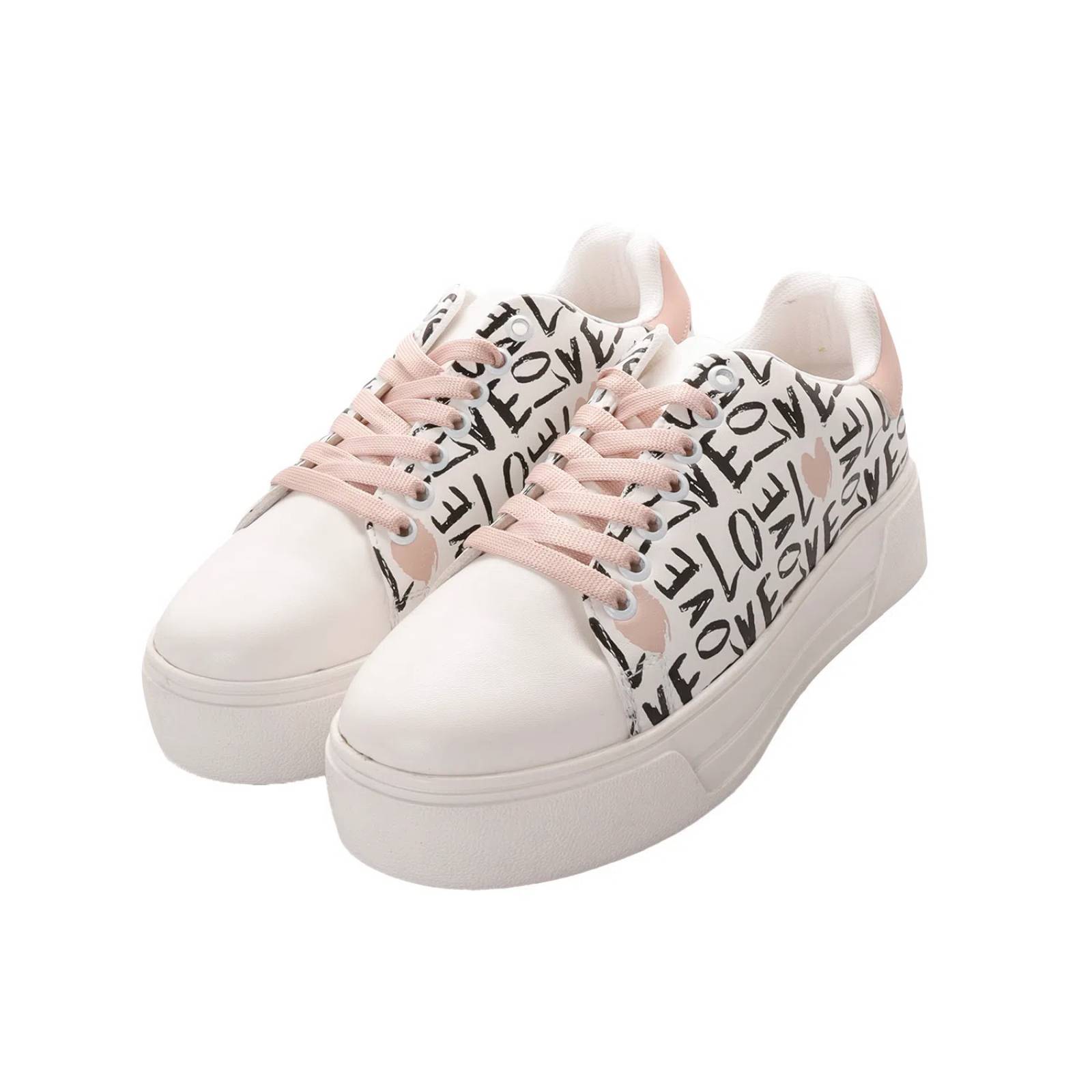 Tenis Andrea color blanco LOVE
