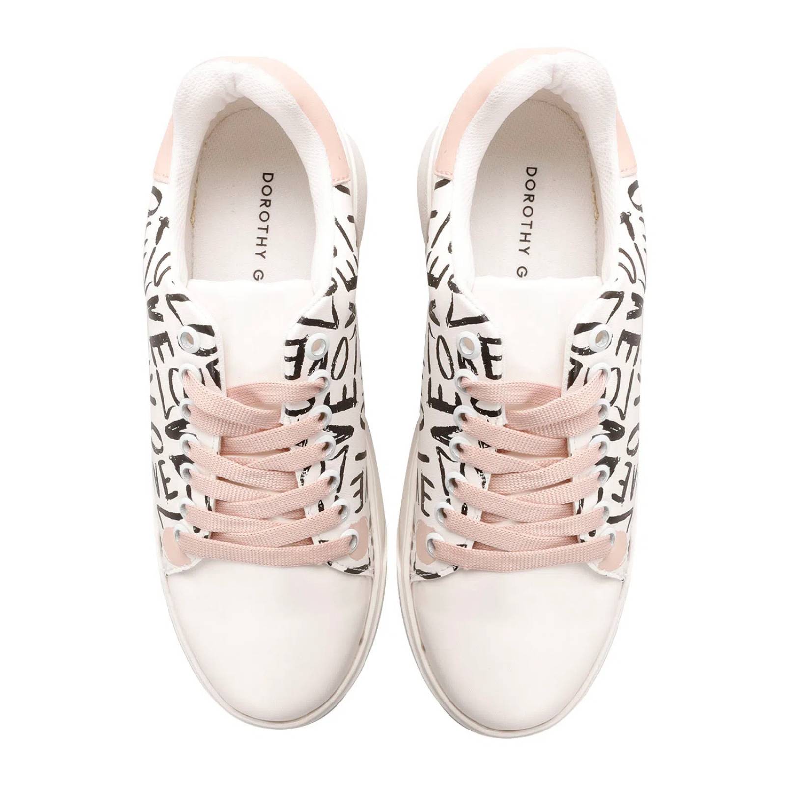 Tenis Andrea color blanco LOVE