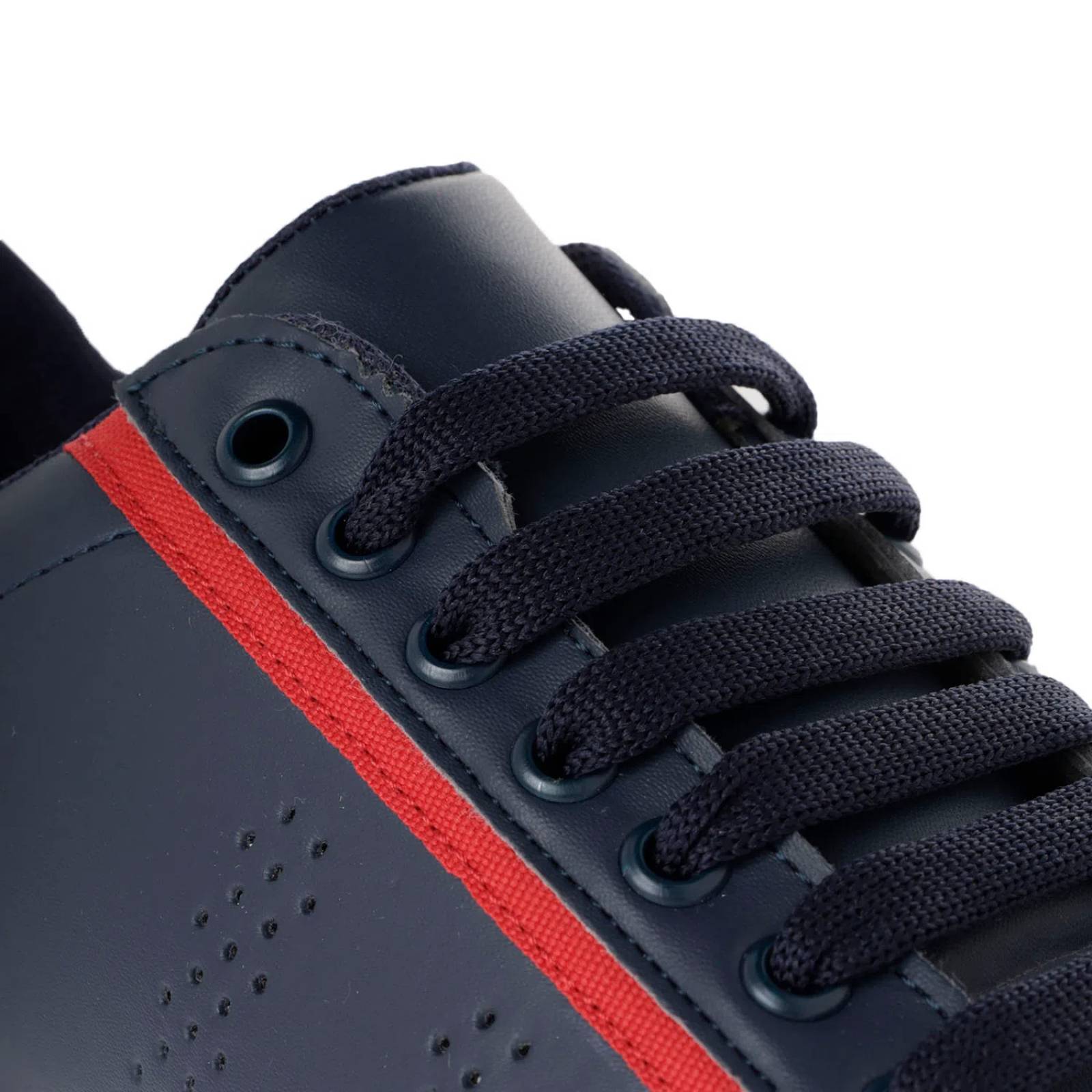 Tenis Iker color azul marino con detalle rojo D14140045523