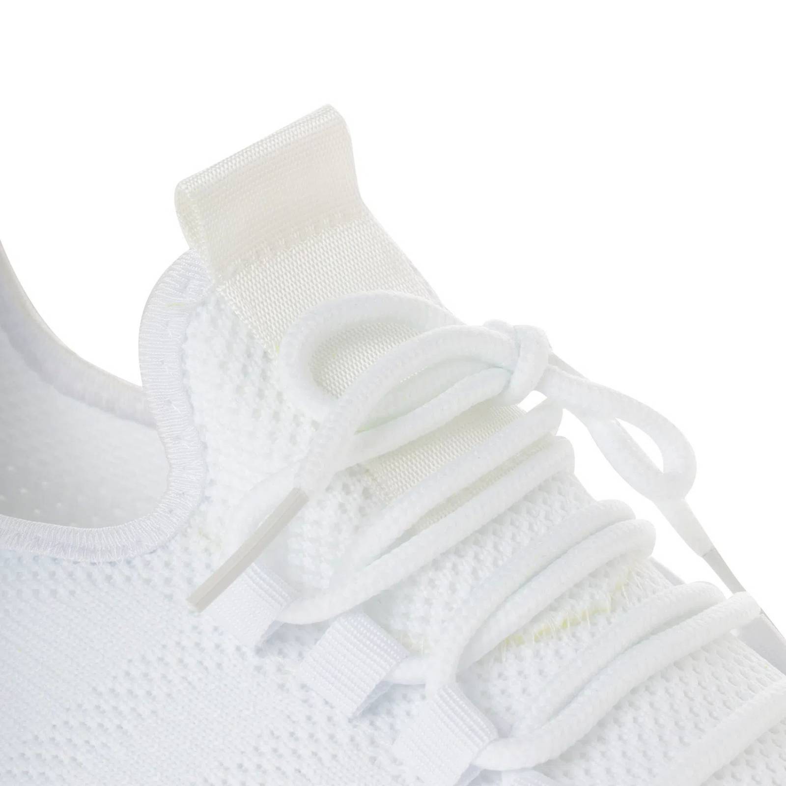 Tenis William color blanco de malla con suela verde neón D12220259620