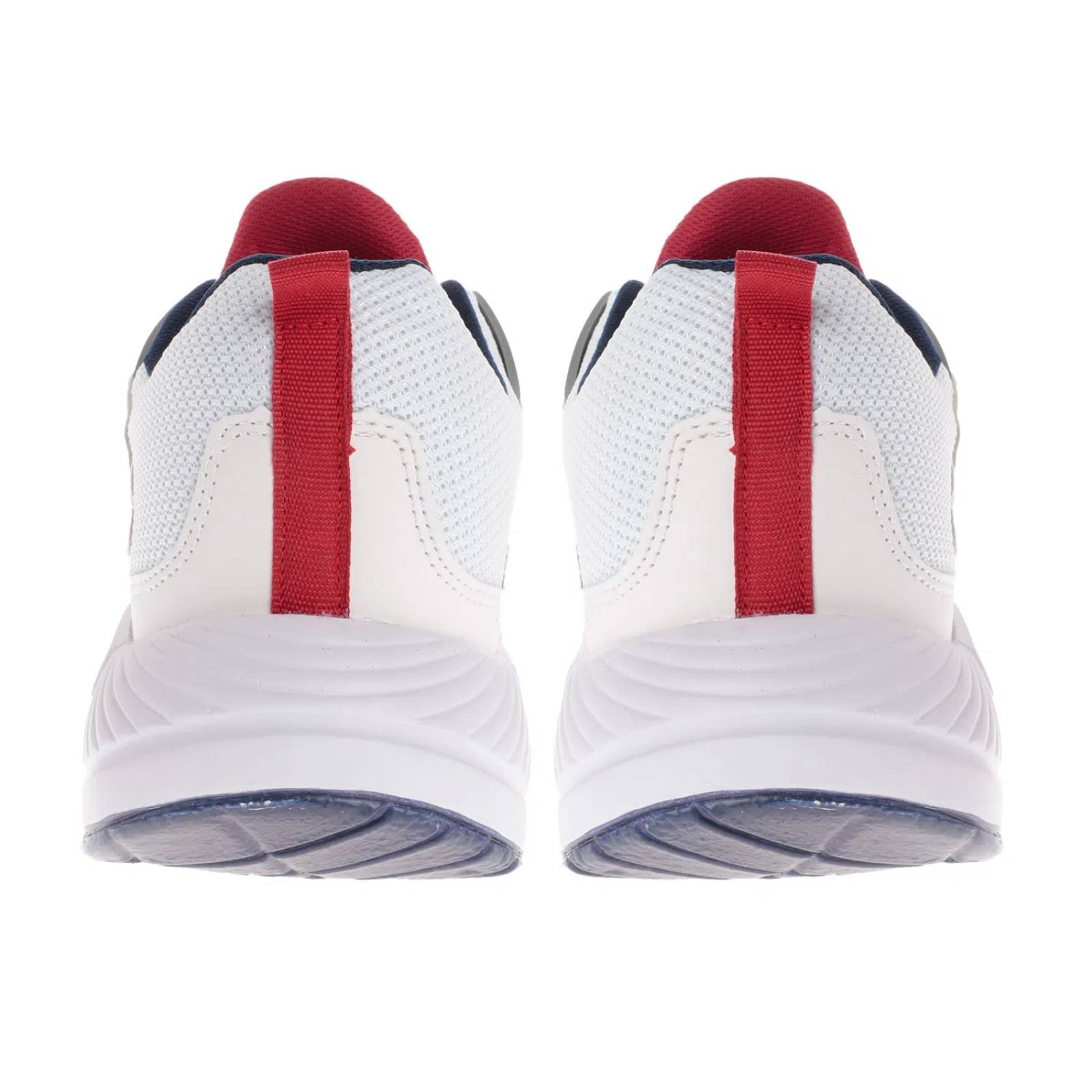 Tenis Fernando color blanco con burbuja de alto impacto y acentos de color D14170148620