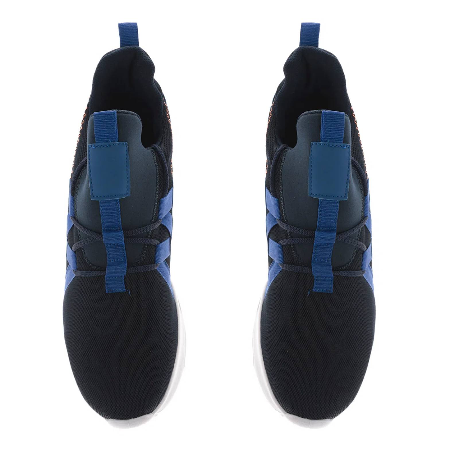 Tenis Fernando color azul marino RUN con detalles neon D14170150523