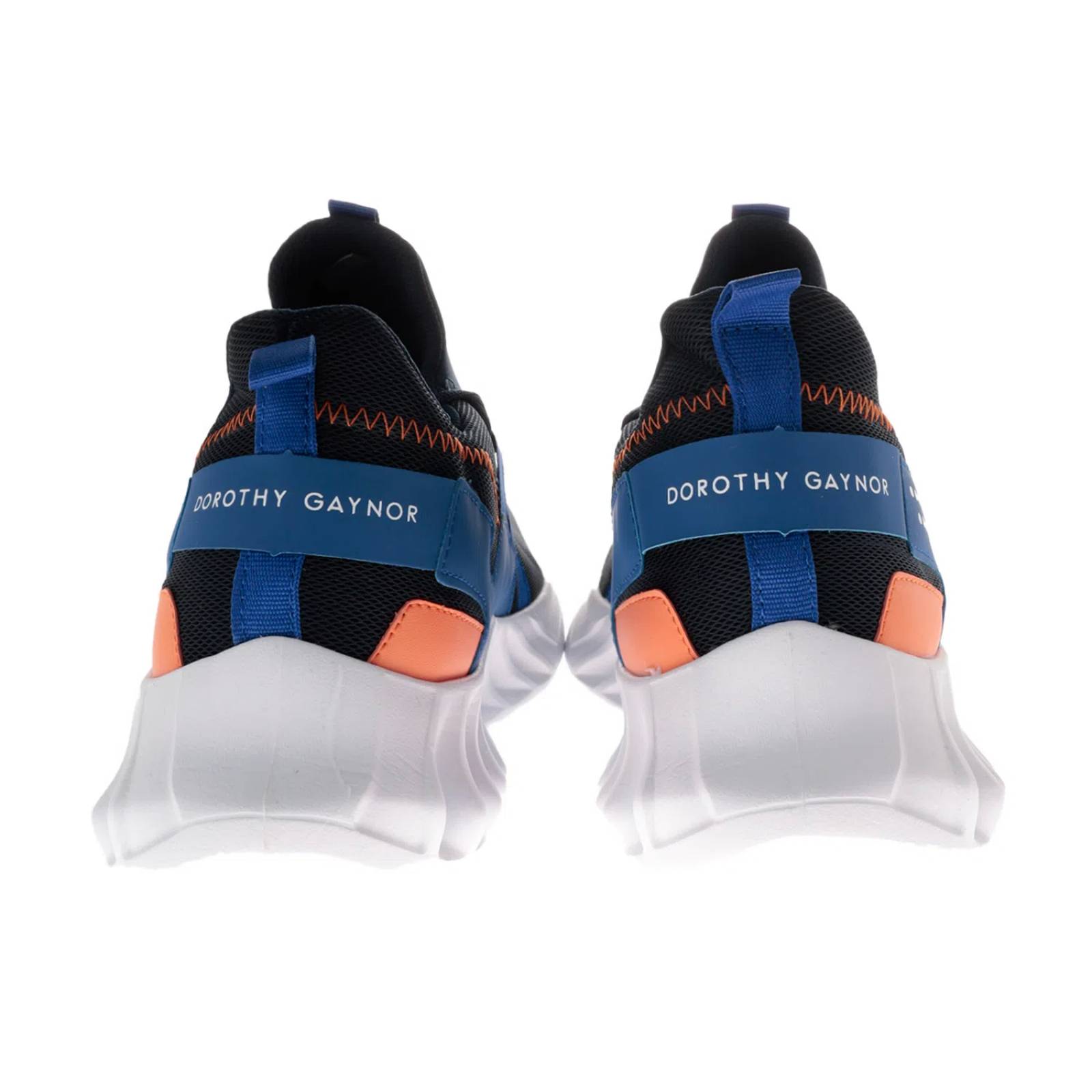 Tenis Fernando color azul marino RUN con detalles neon D14170150523