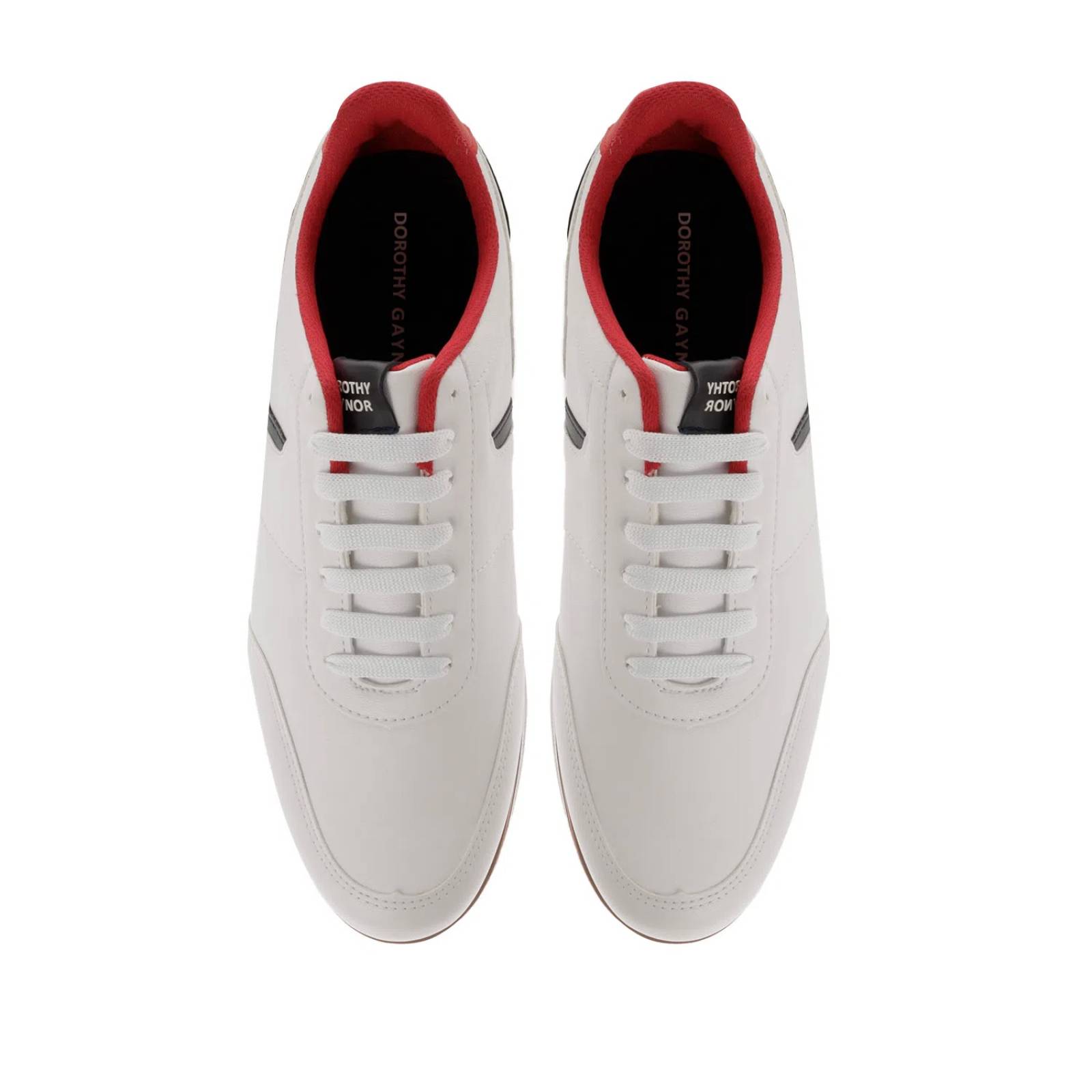 Tenis Victor color blanco con acentos en rojo y azul marino D11710143620