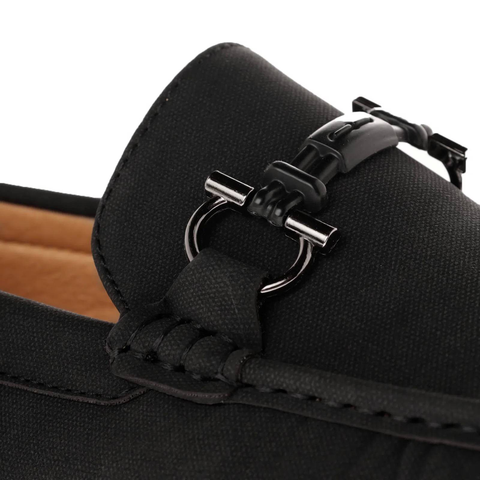 Mocasín Paulo color negro textura ante D14590104501