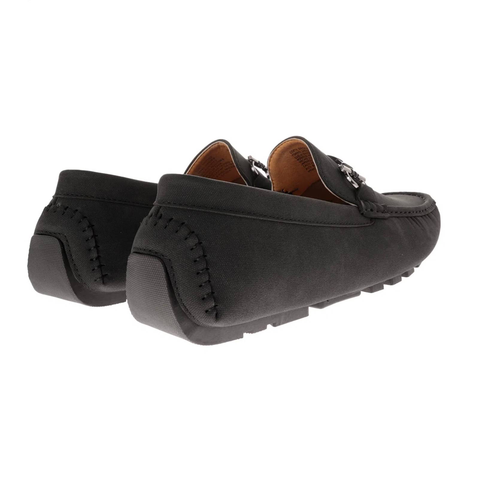 Mocasín Paulo color negro textura ante D14590104501