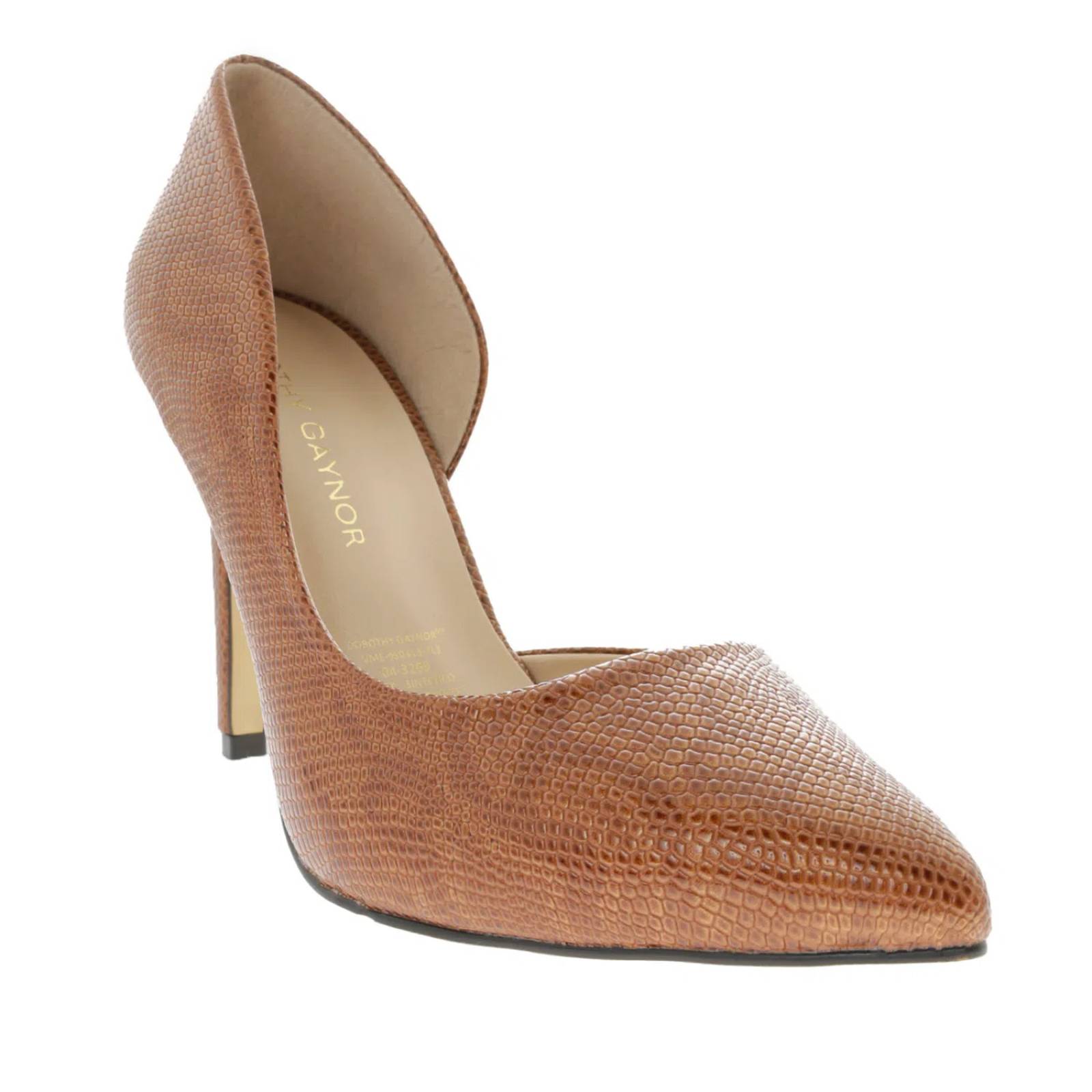 Zapatillas color camel textura snake