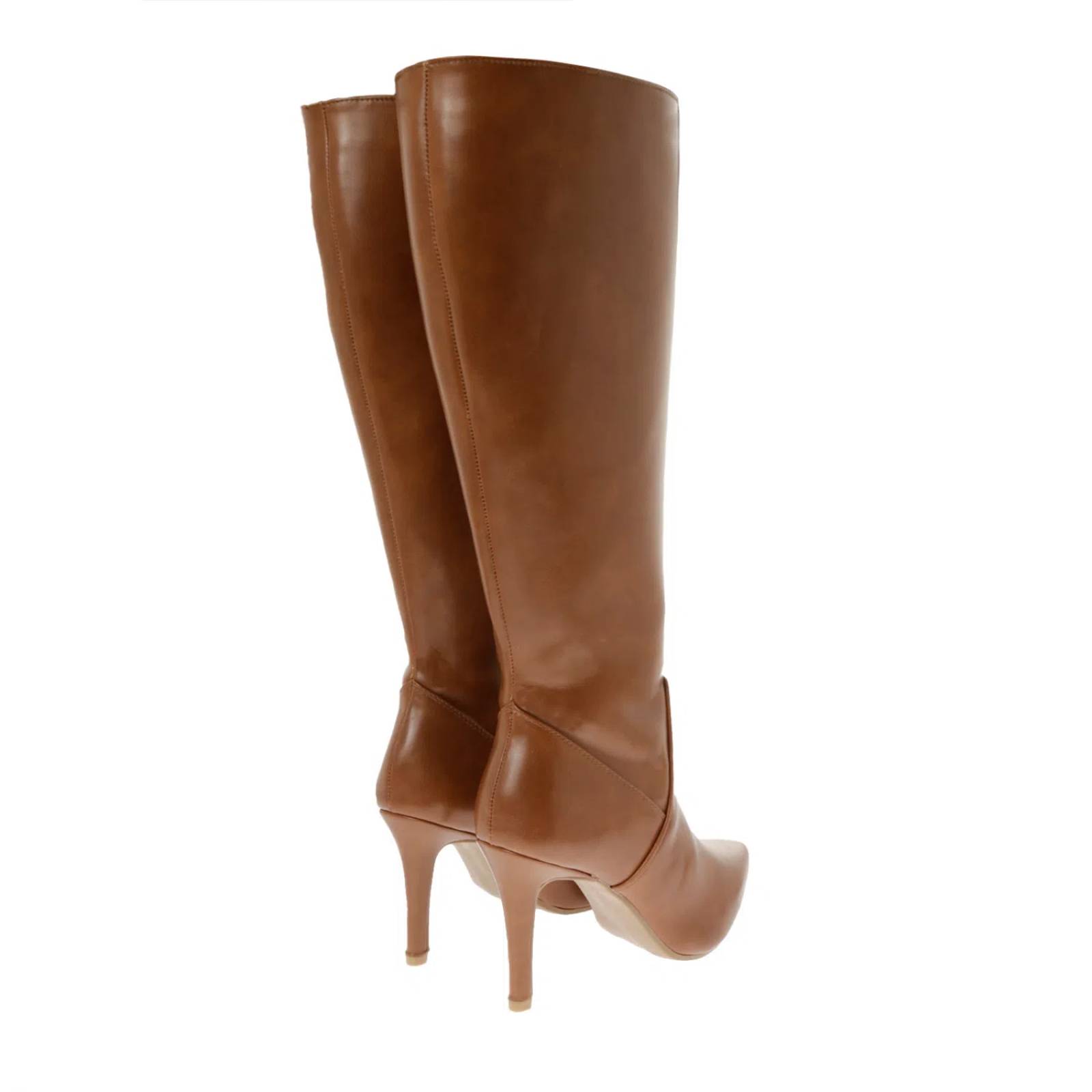 Botas Lucy color café con cierre