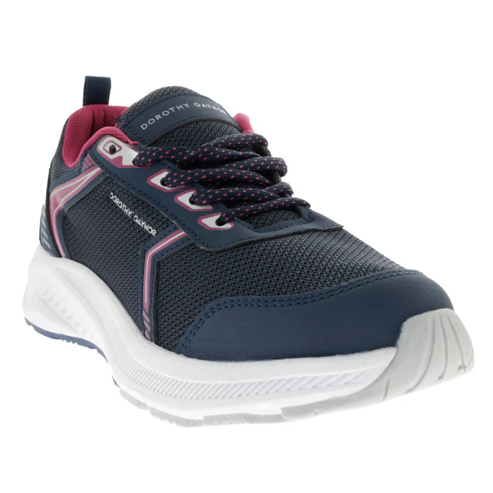 Tenis Rosalía color azul marino con rosa