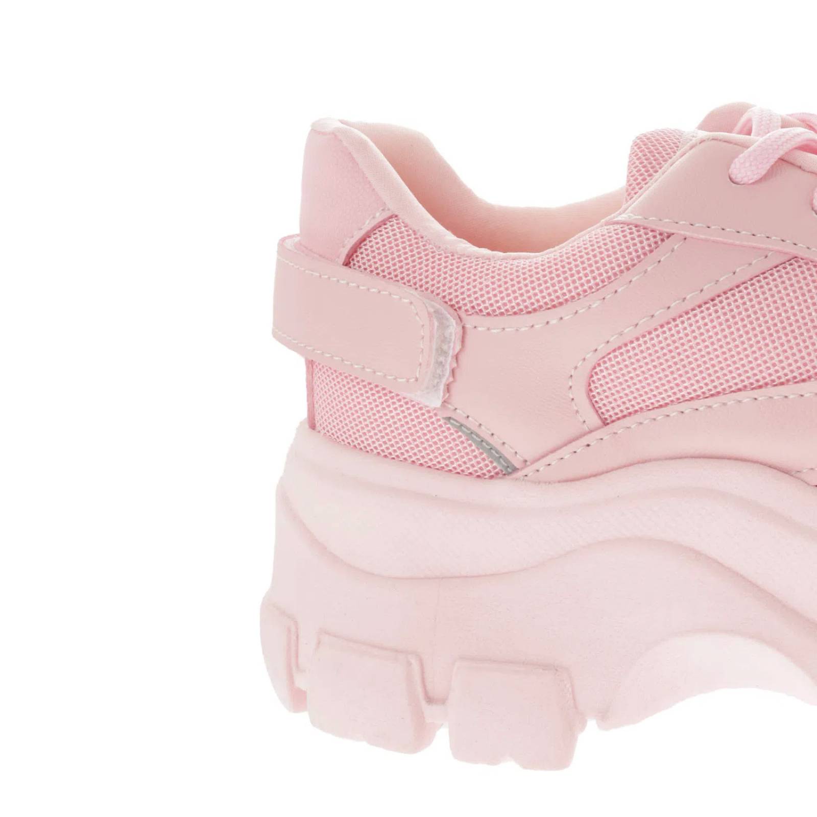 Tenis Rosalía color rosa con suela alta D14170144590