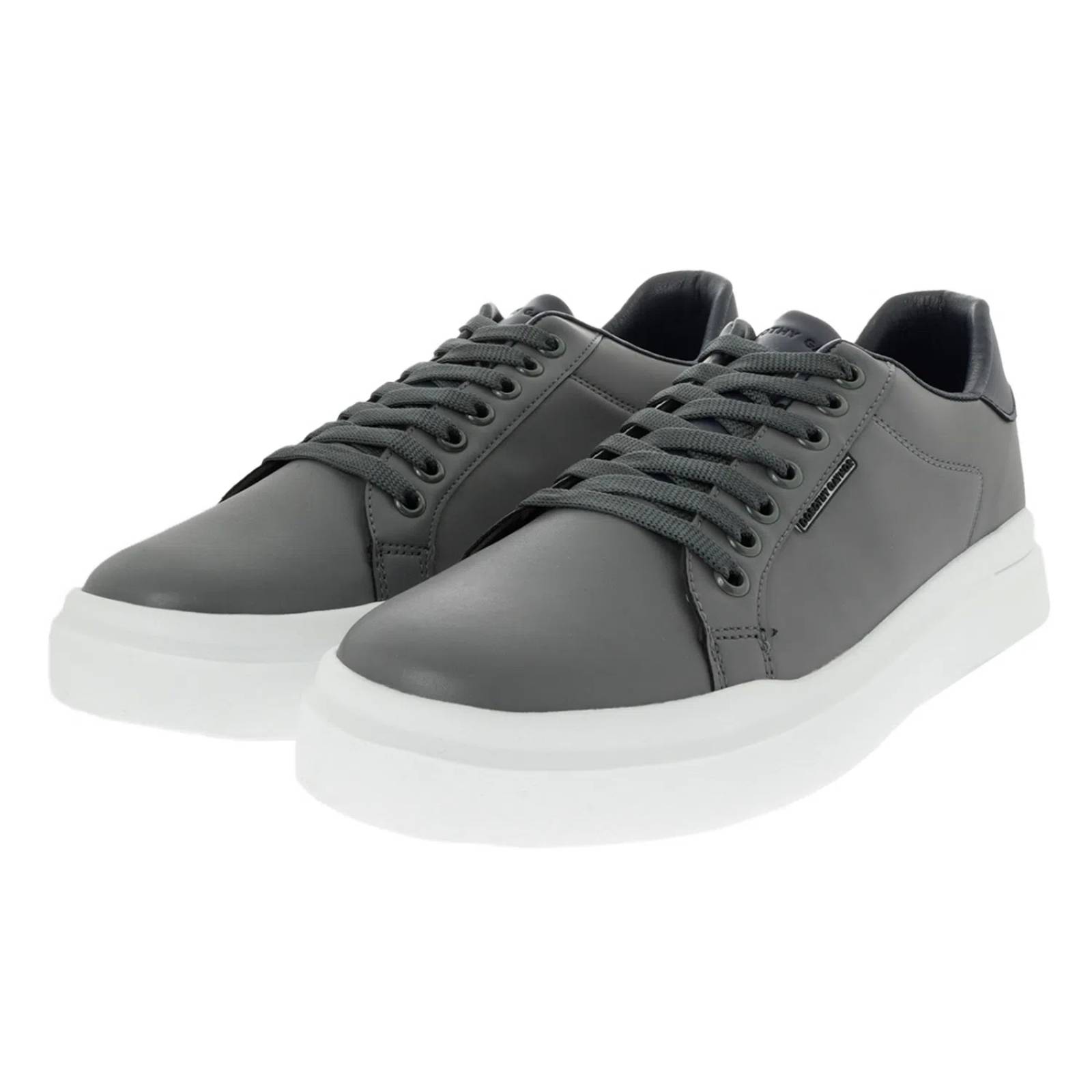 Tenis Fernando color gris claro con agujetas D14170153561