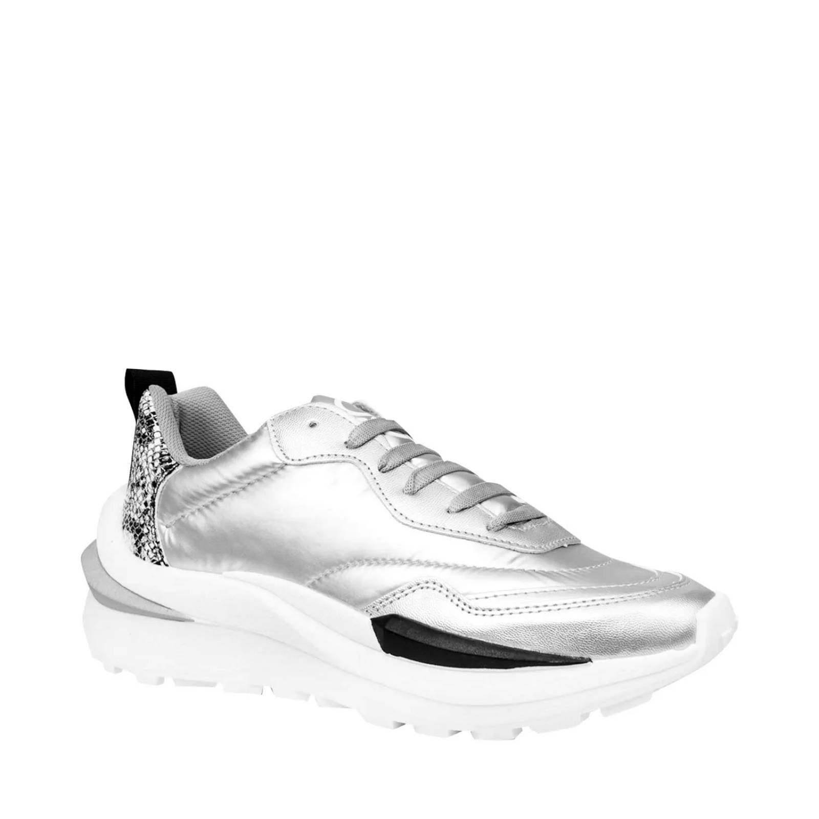 Tenis Sandra Color Plata D02801055612