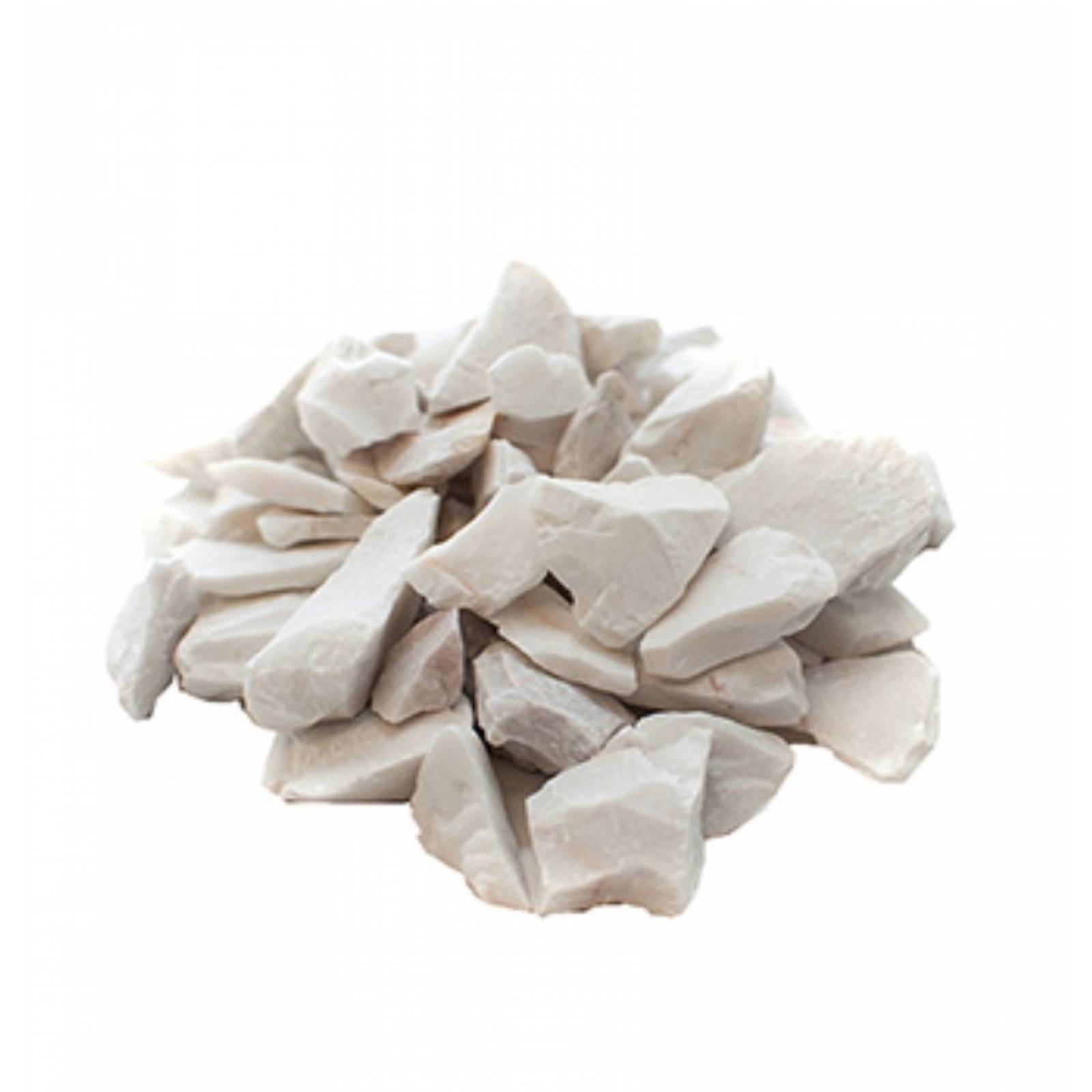 Piedra decorativa blanca 5 kg