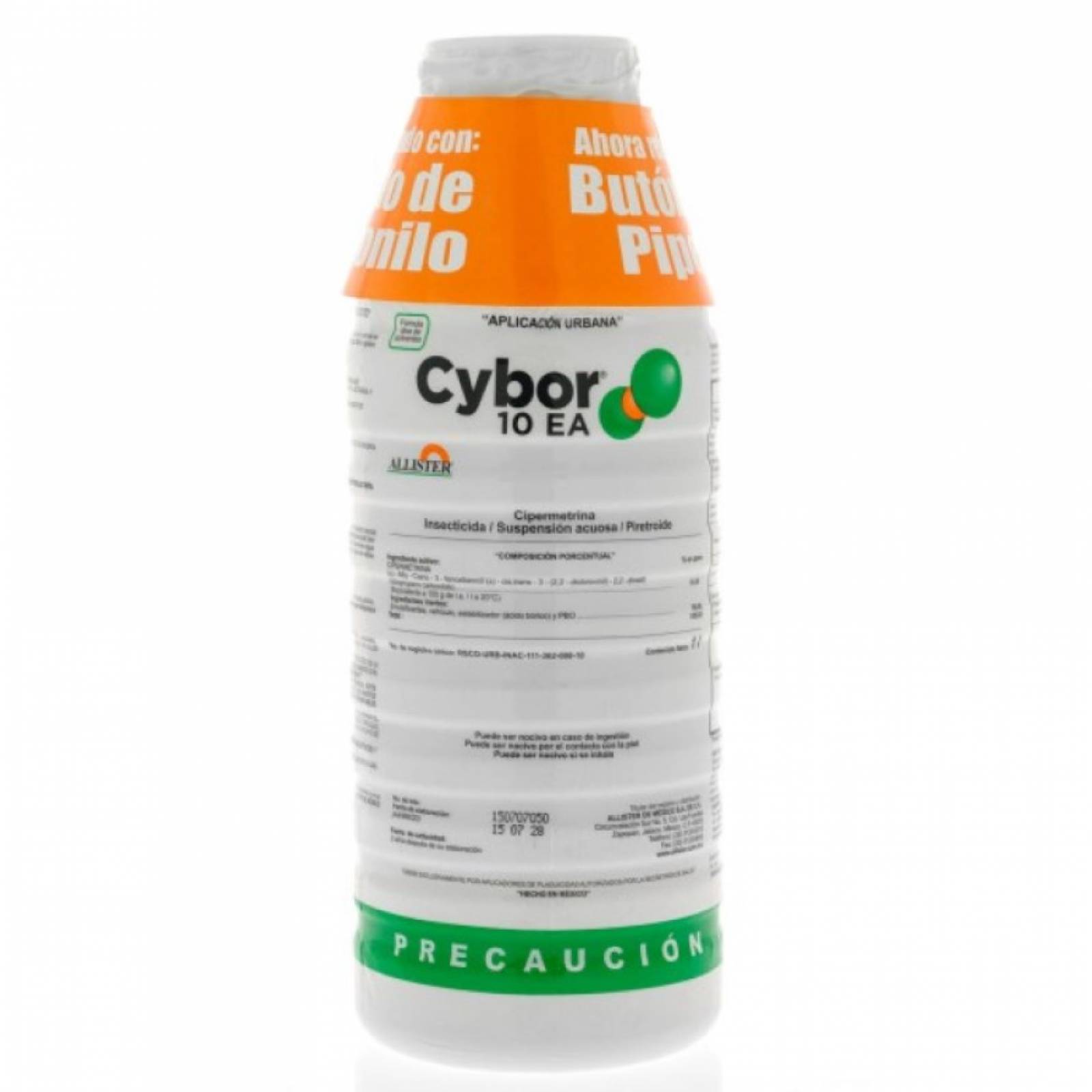 Insecticida Para Plagas Urbanas. Cybor. Cipermetrina. Bote 1 Litro