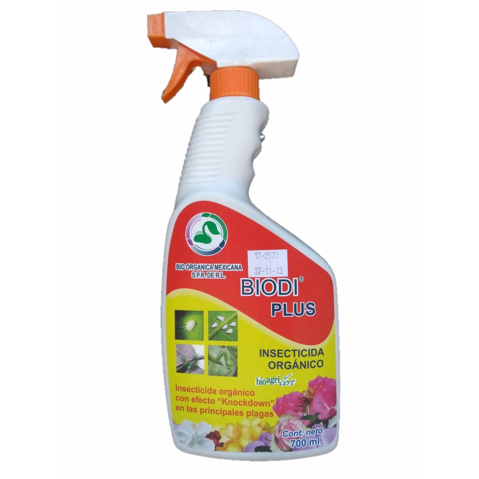 Biodi plus. Insecticida orgánico para plagas de jardín. Huerto