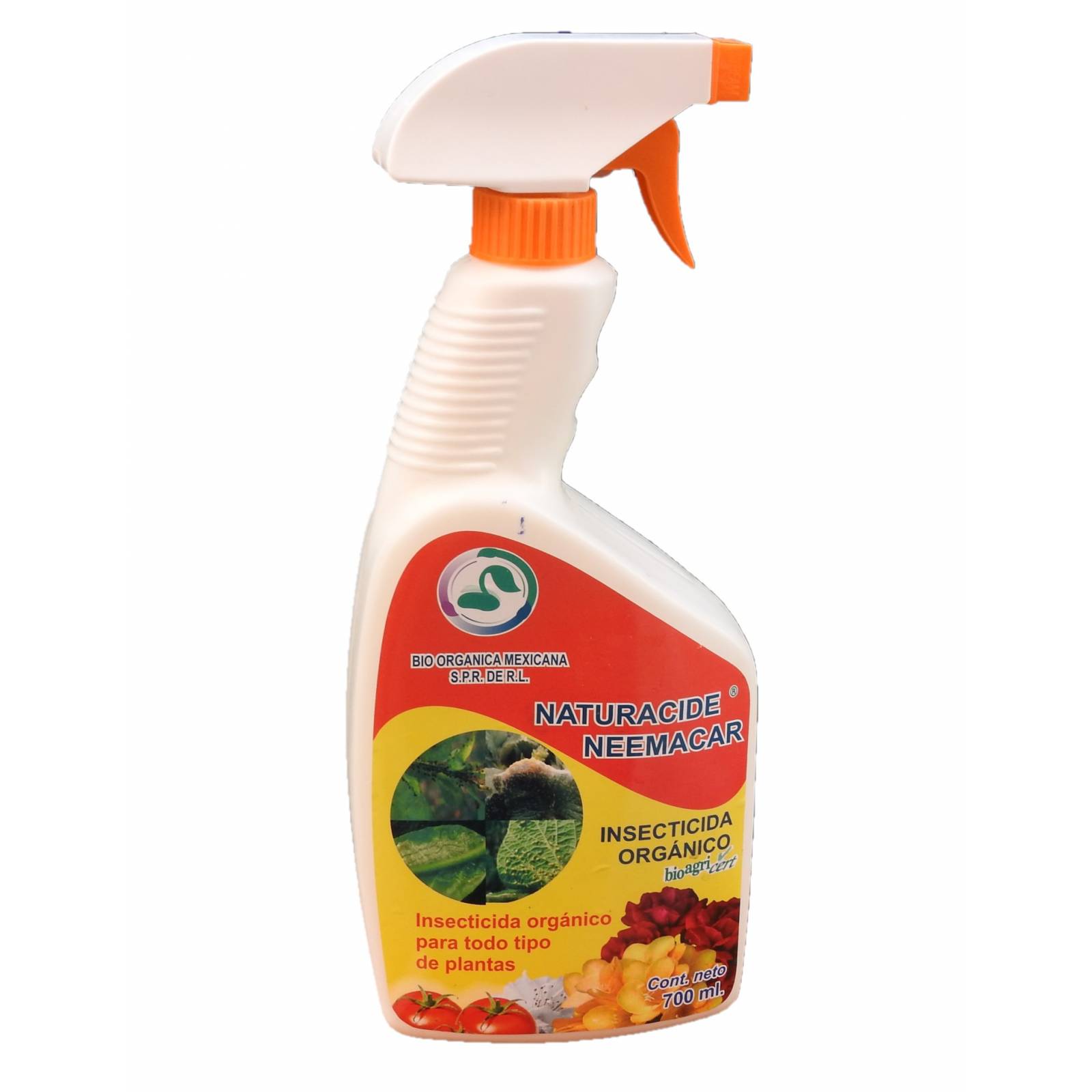 Neemacar. Insecticida orgánico con acetie de Neem y canela. Huerto