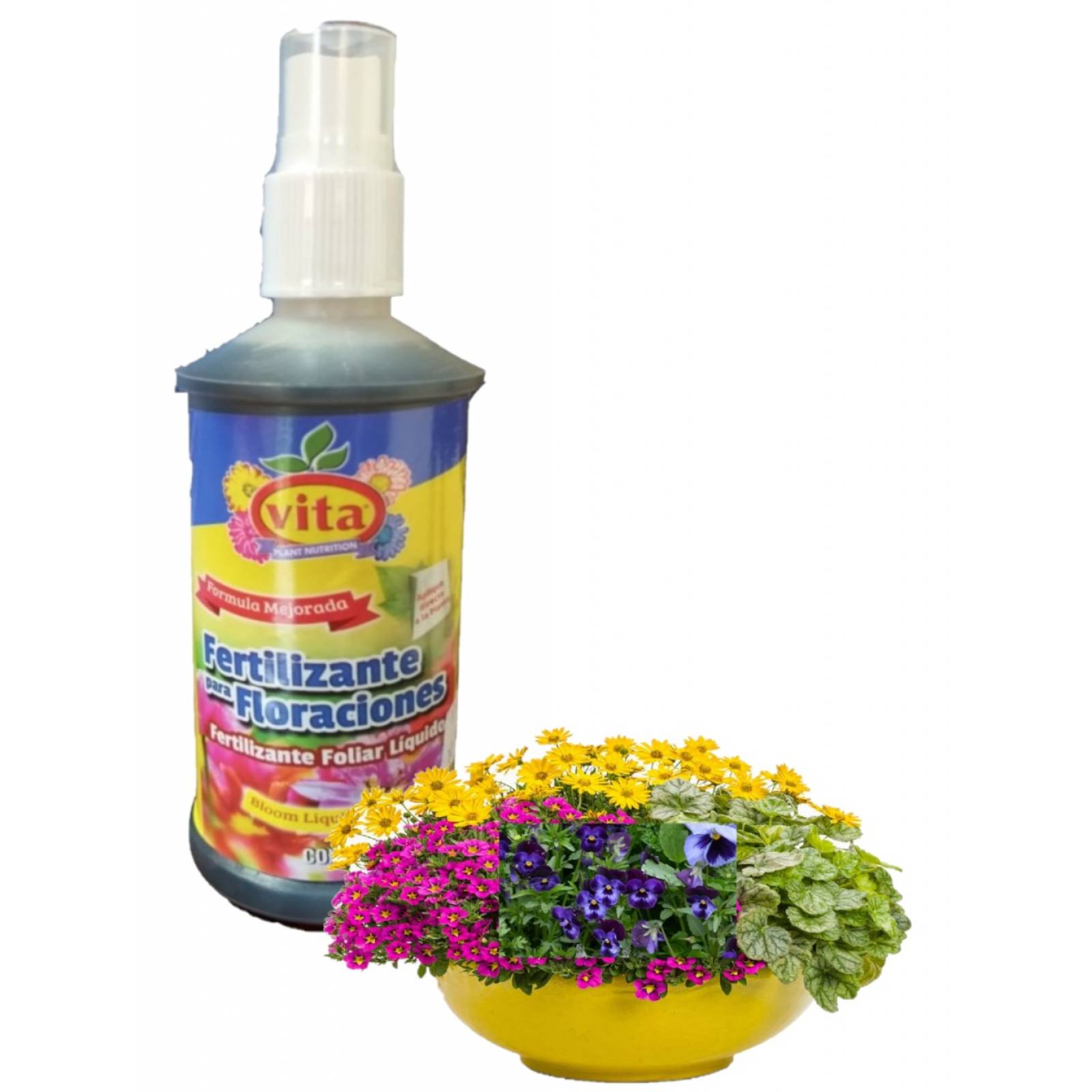 Fertilizante para plantas con flor Vita. 227ml.