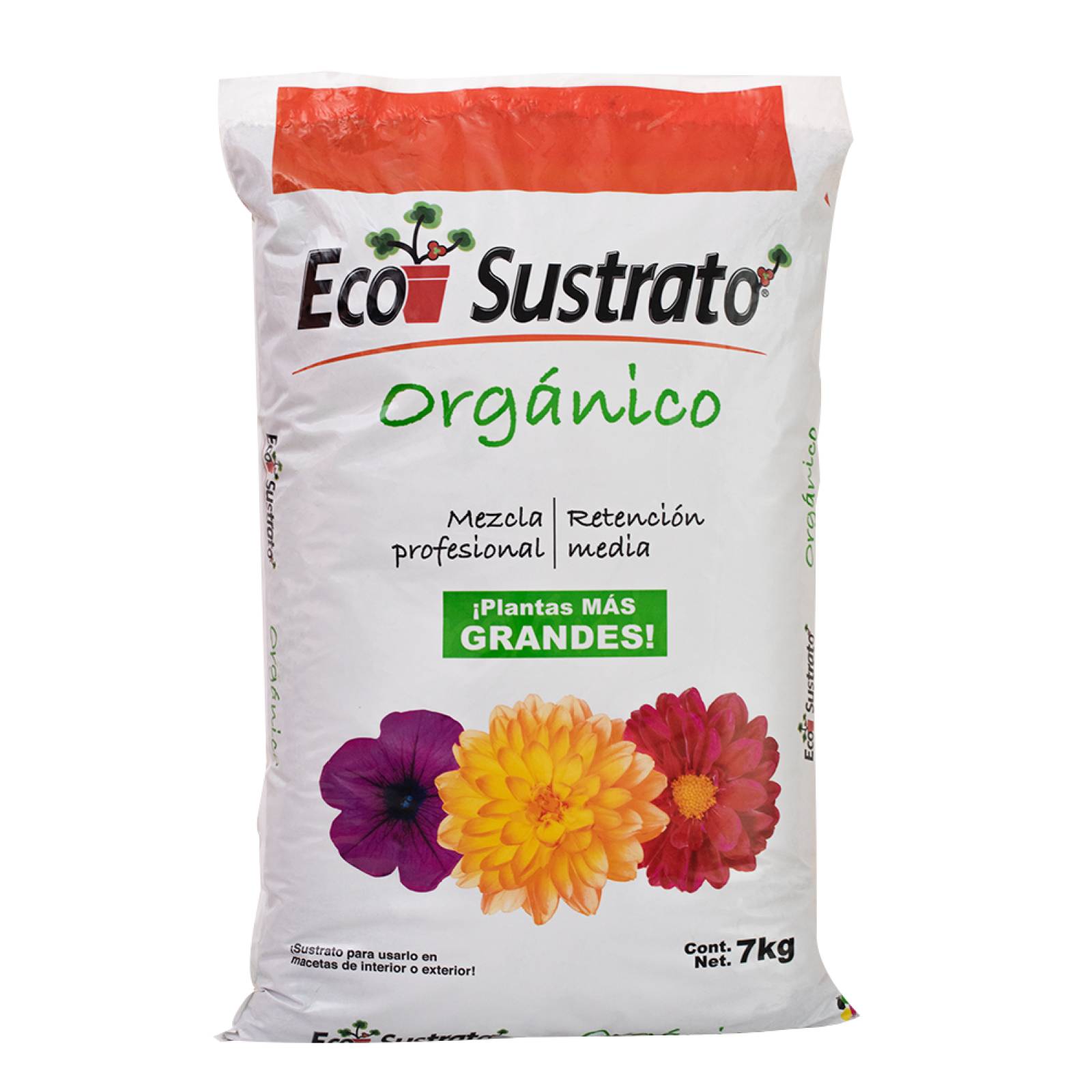 Ecosustrato orgánico. Tierra orgánica. Bolsa 7 kg