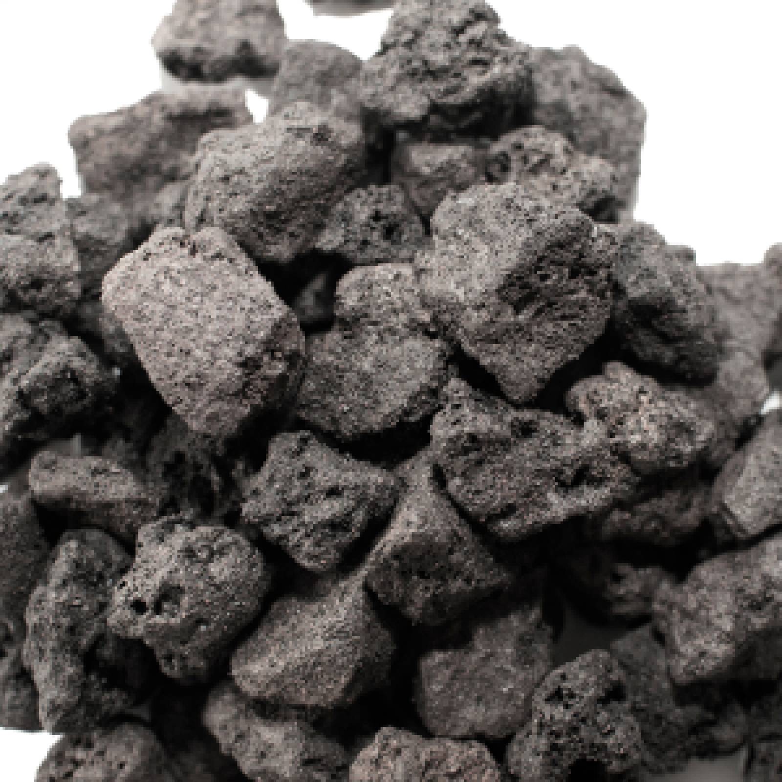 Tezontle negro - piedra decorativa Costal 28 LT