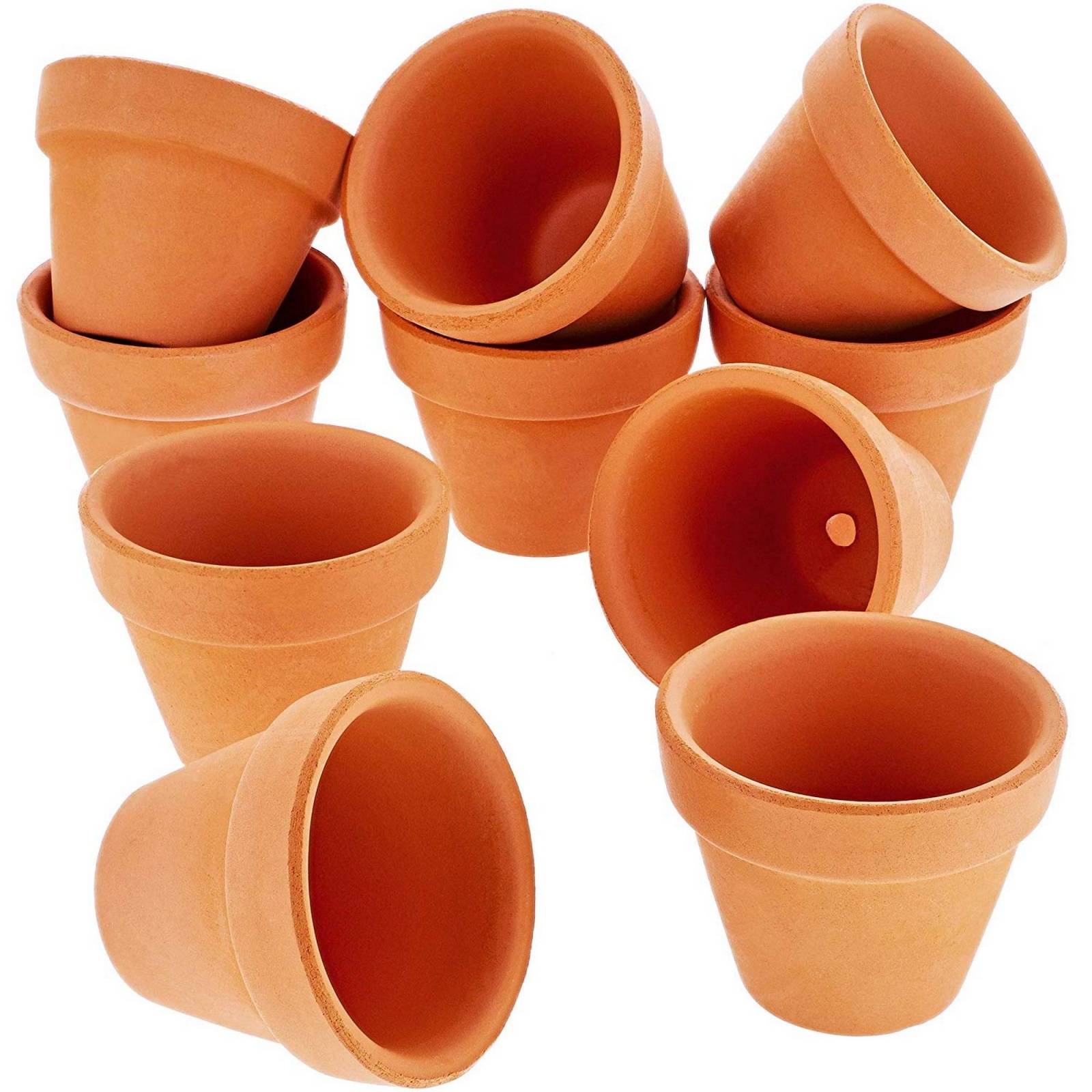 Macetas barro #4 (5cm). Paquete 50 piezas