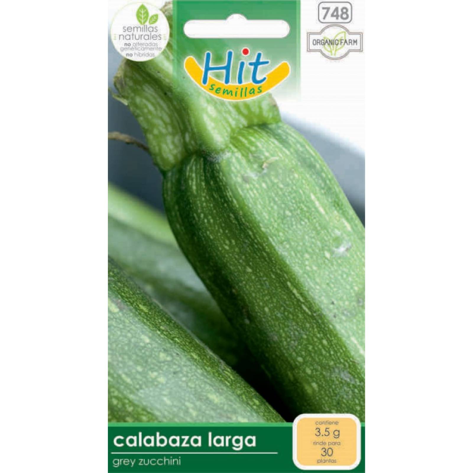 Semillas de Calabaza larga Grey Zucchini