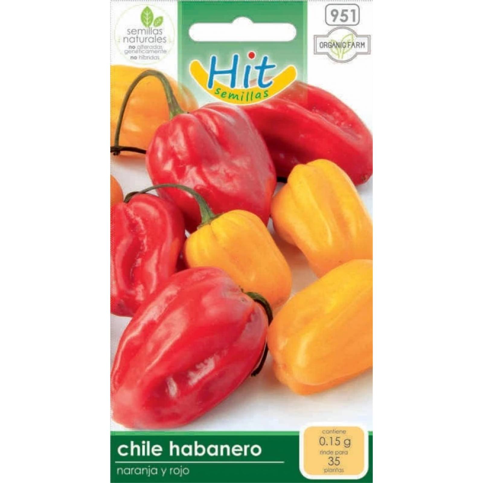 Semillas de Chile habanero