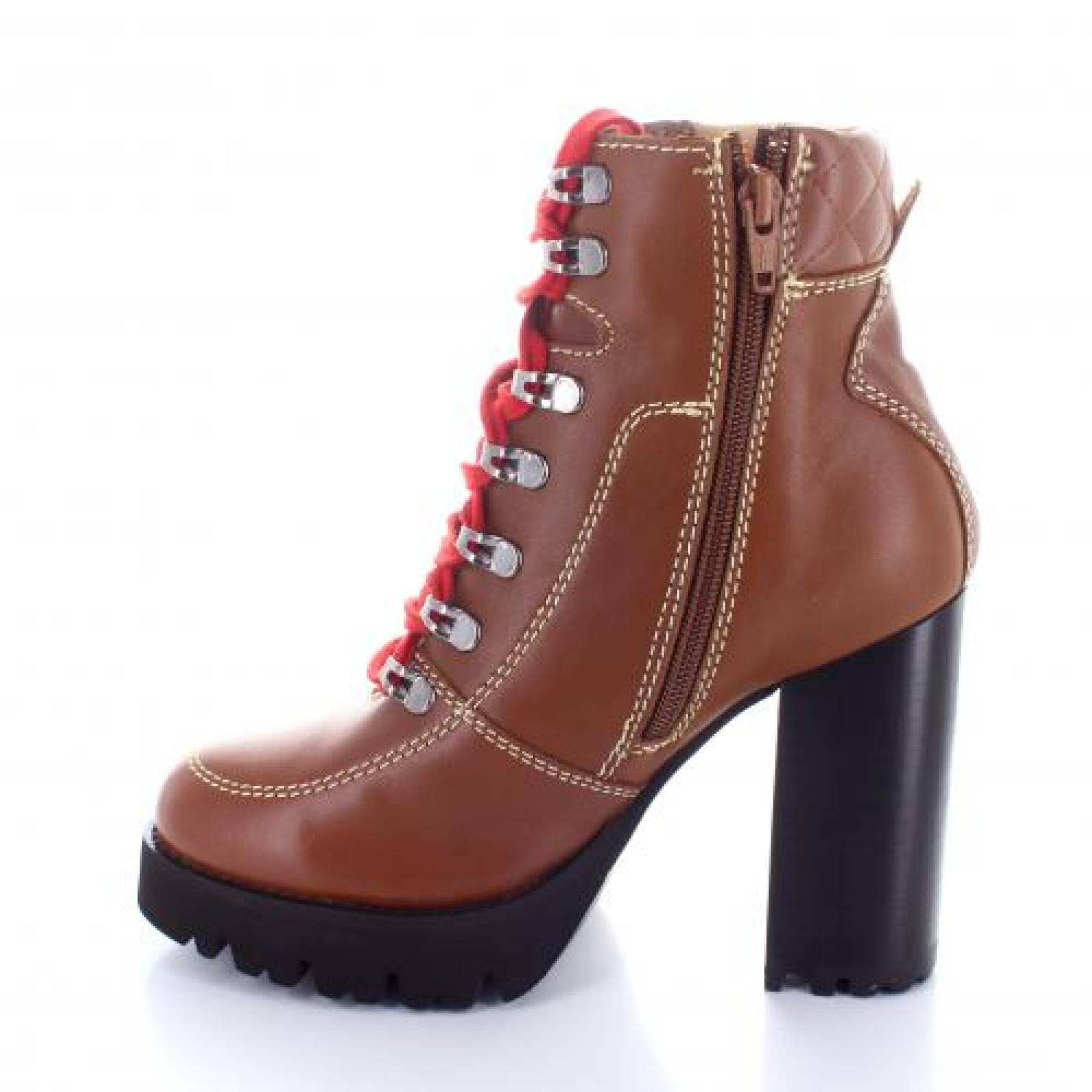 Botin Dama Piel con Tacon