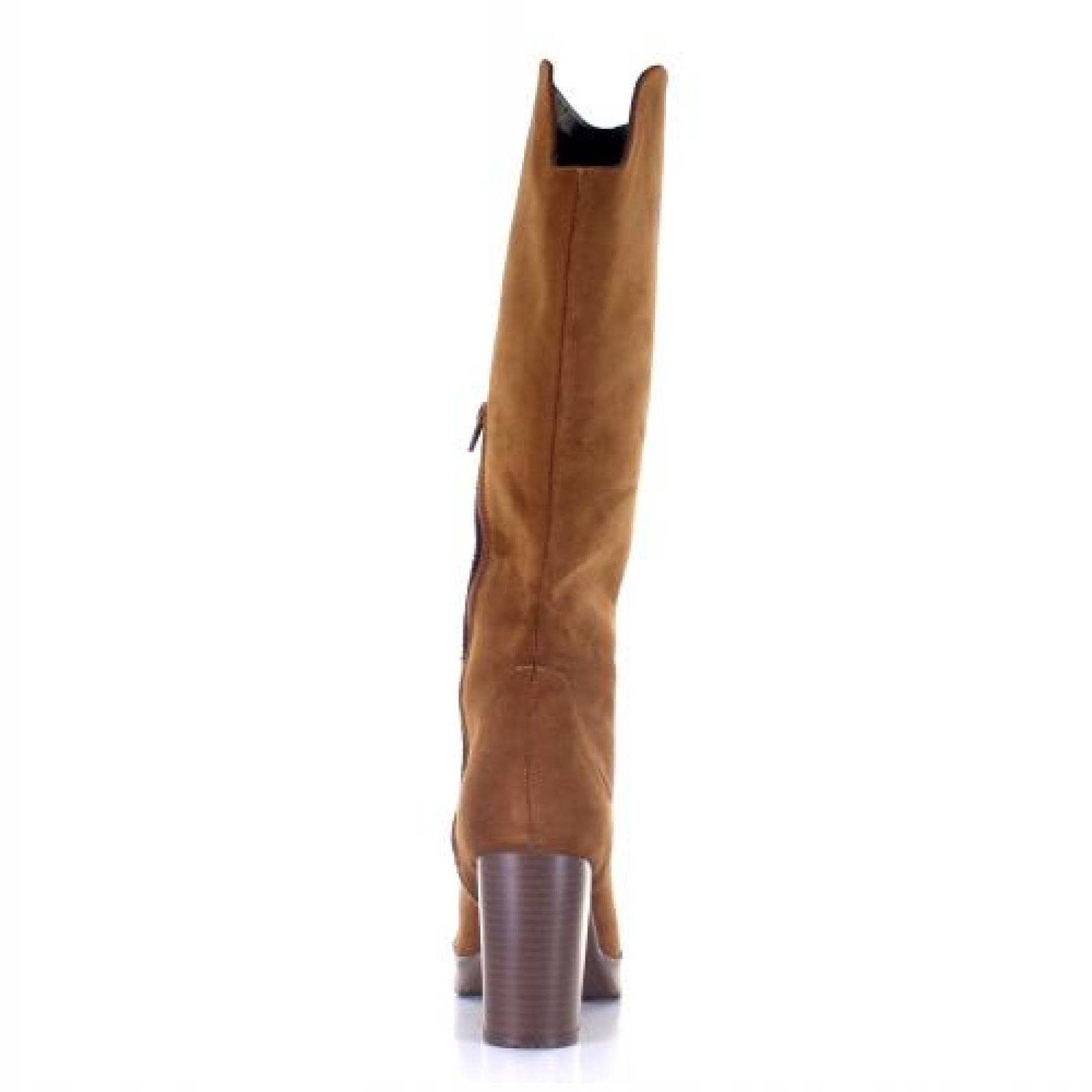 Botas Dama Largas Gamuza con Tacon