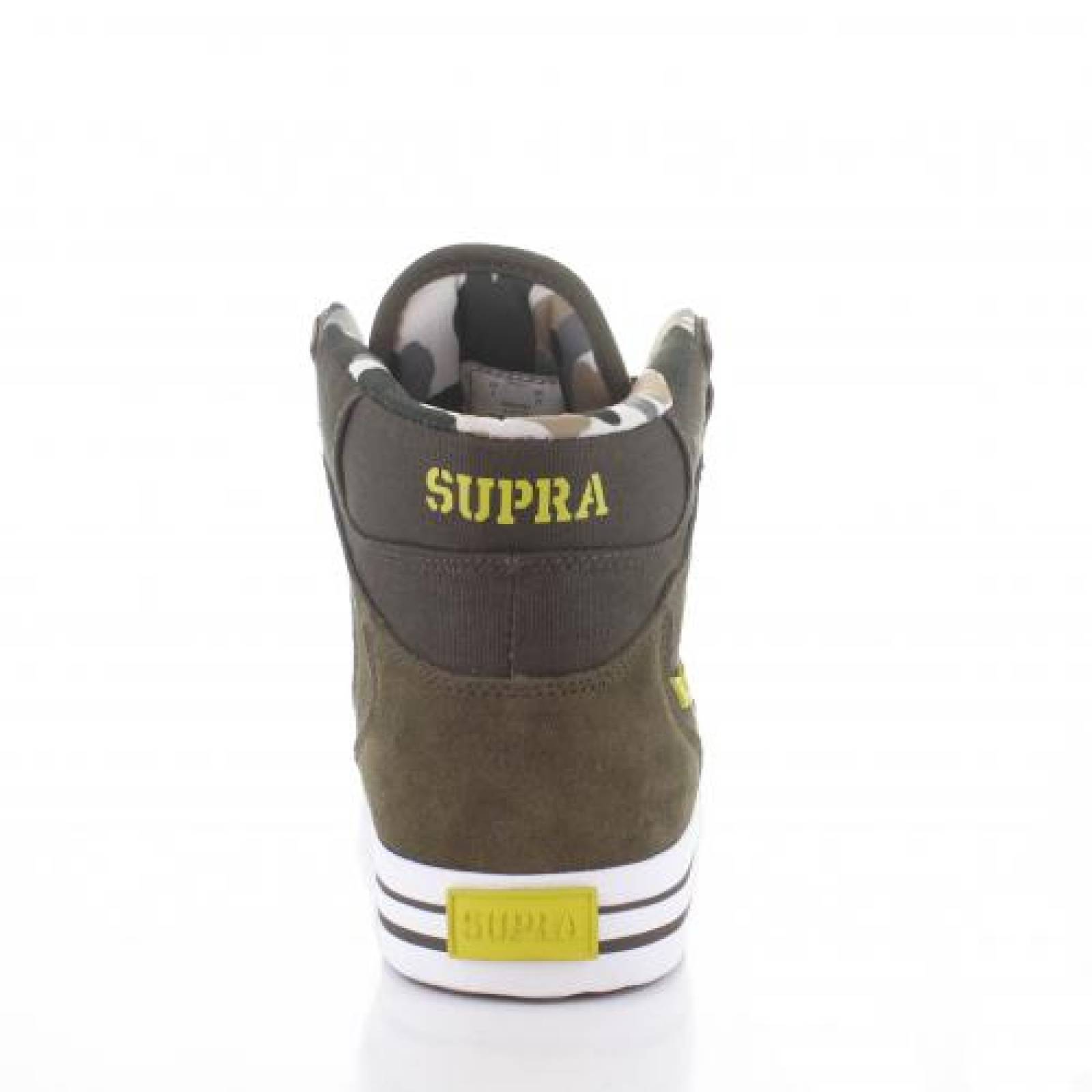 Tenis para Hombre Supra 08044381 Color Olive golden White
