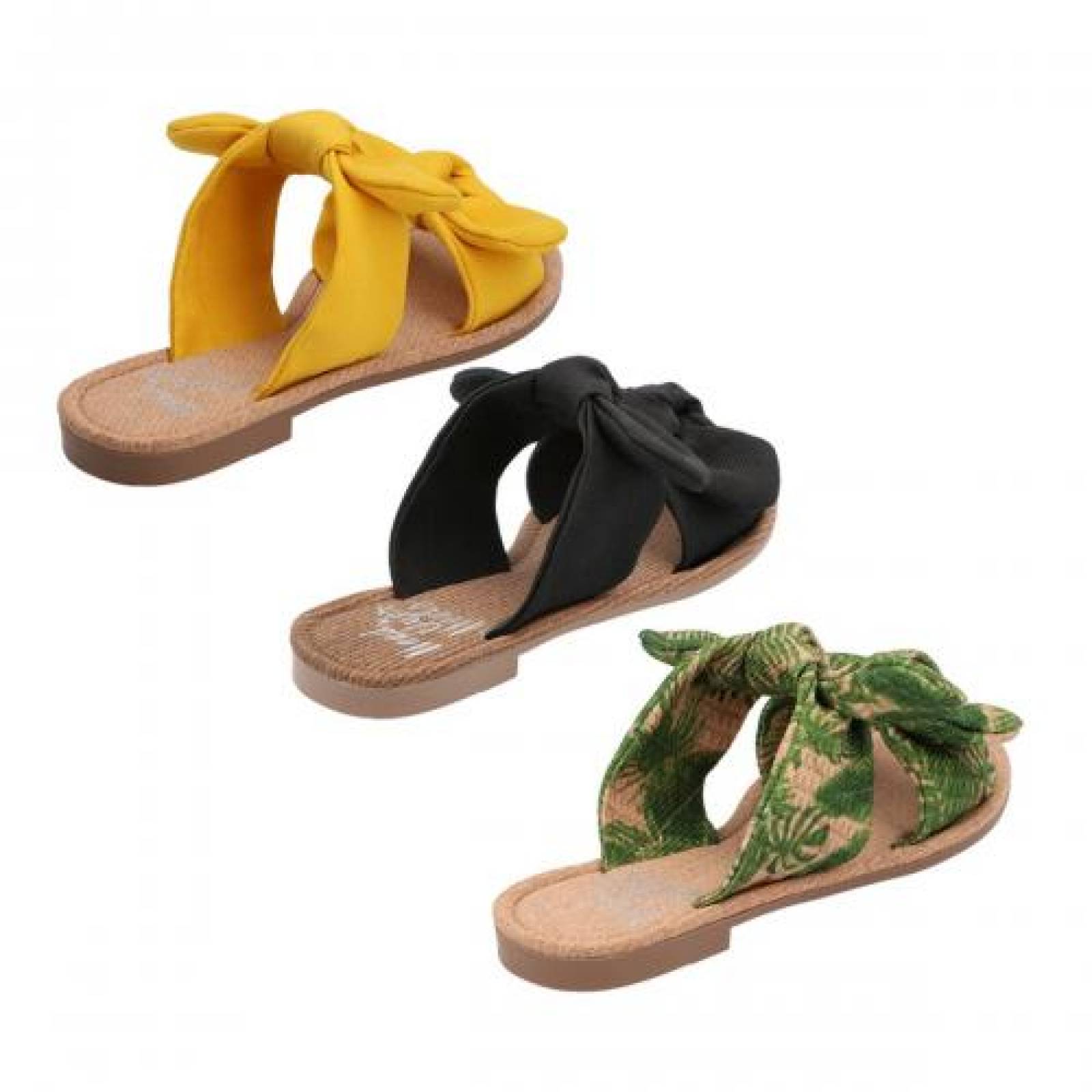 Sandalia para Mujer Head Over Heels 4162 Color Polem/negro/gambia Crudo Tripack