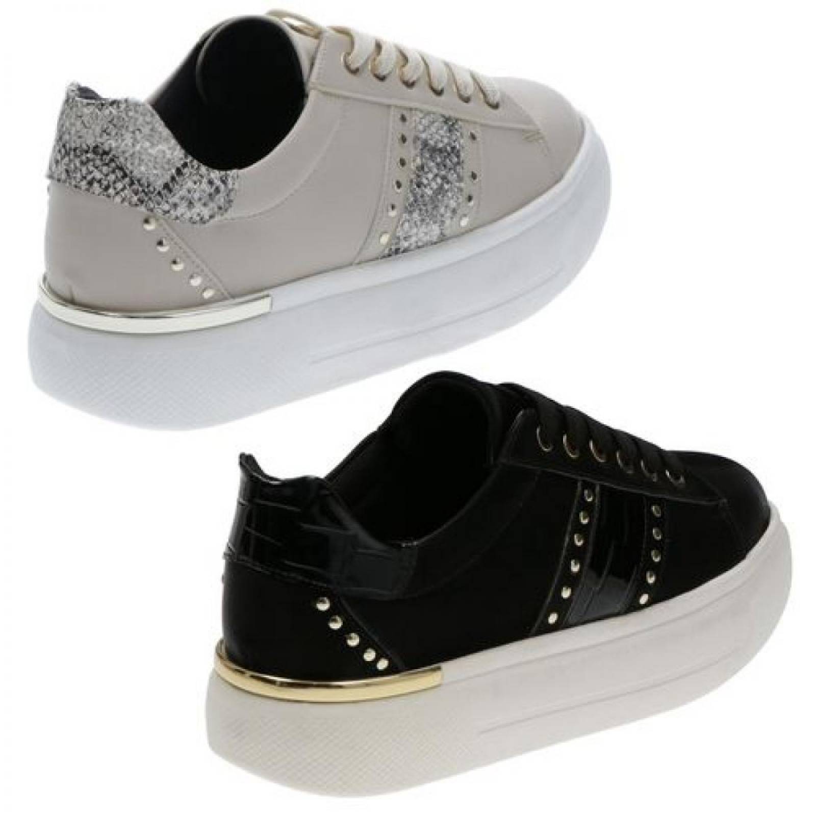 Tenis Para Mujer 4 Elementos Negros