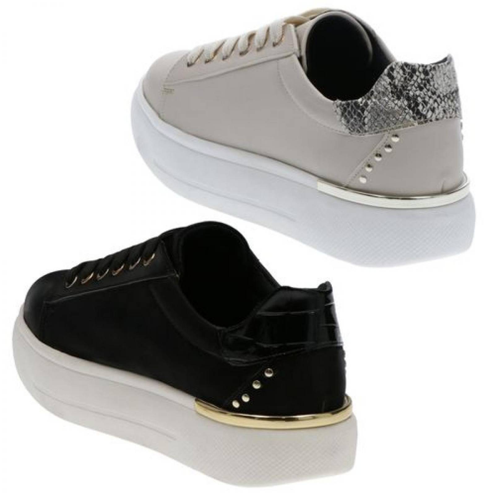 Tenis Para Mujer 4 Elementos Negros