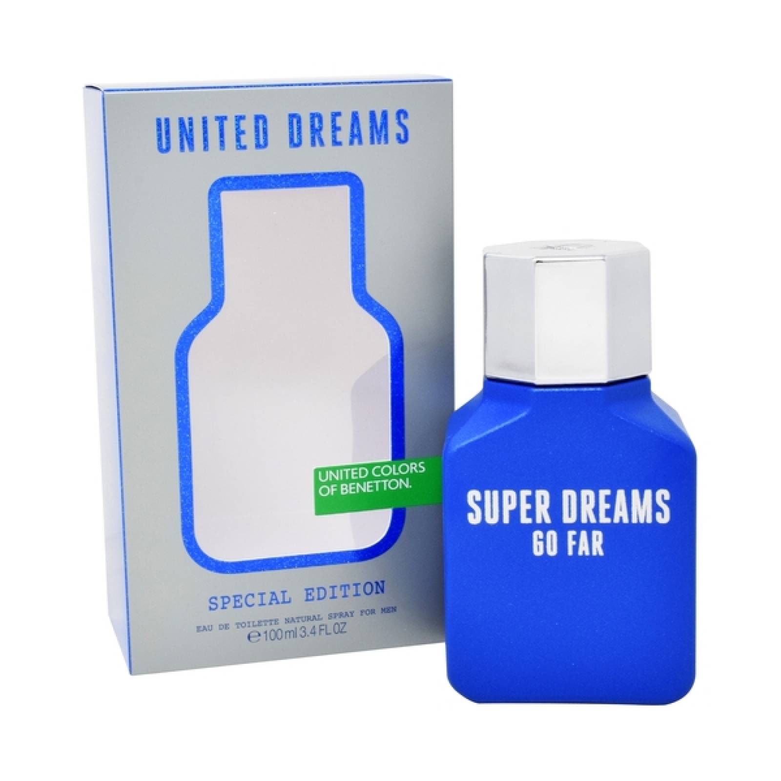 BENETTON SUPER DREAMS GO FAR 100ML EDT SPRAY CABALLERO