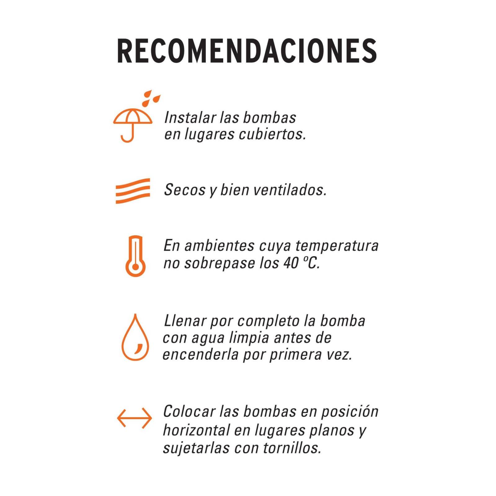 Bomba Presurizadora 1/3 HP PRE-1/3 TRUPER