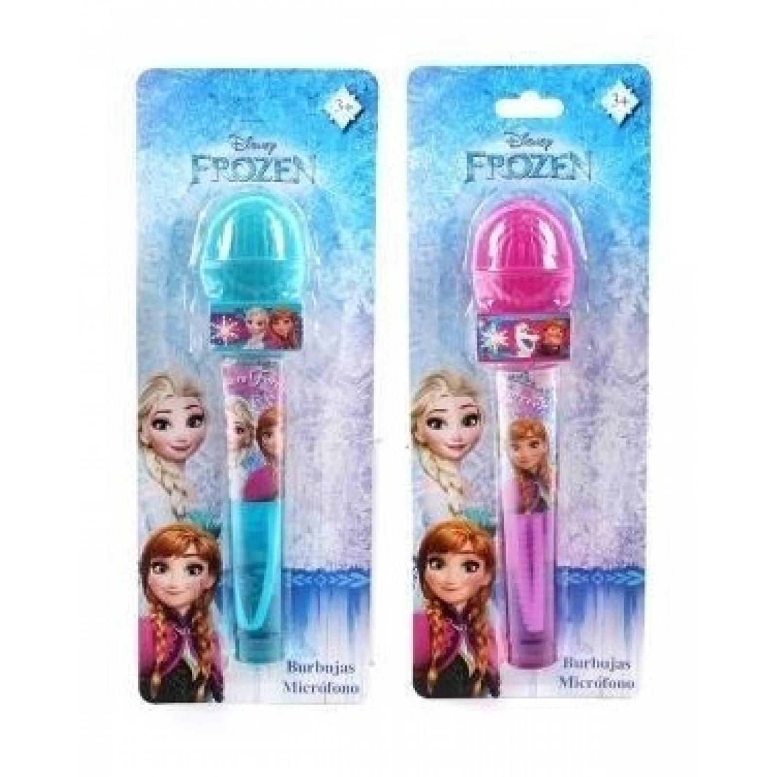 Frozen · Micrófono Burbujas 10 Unidades