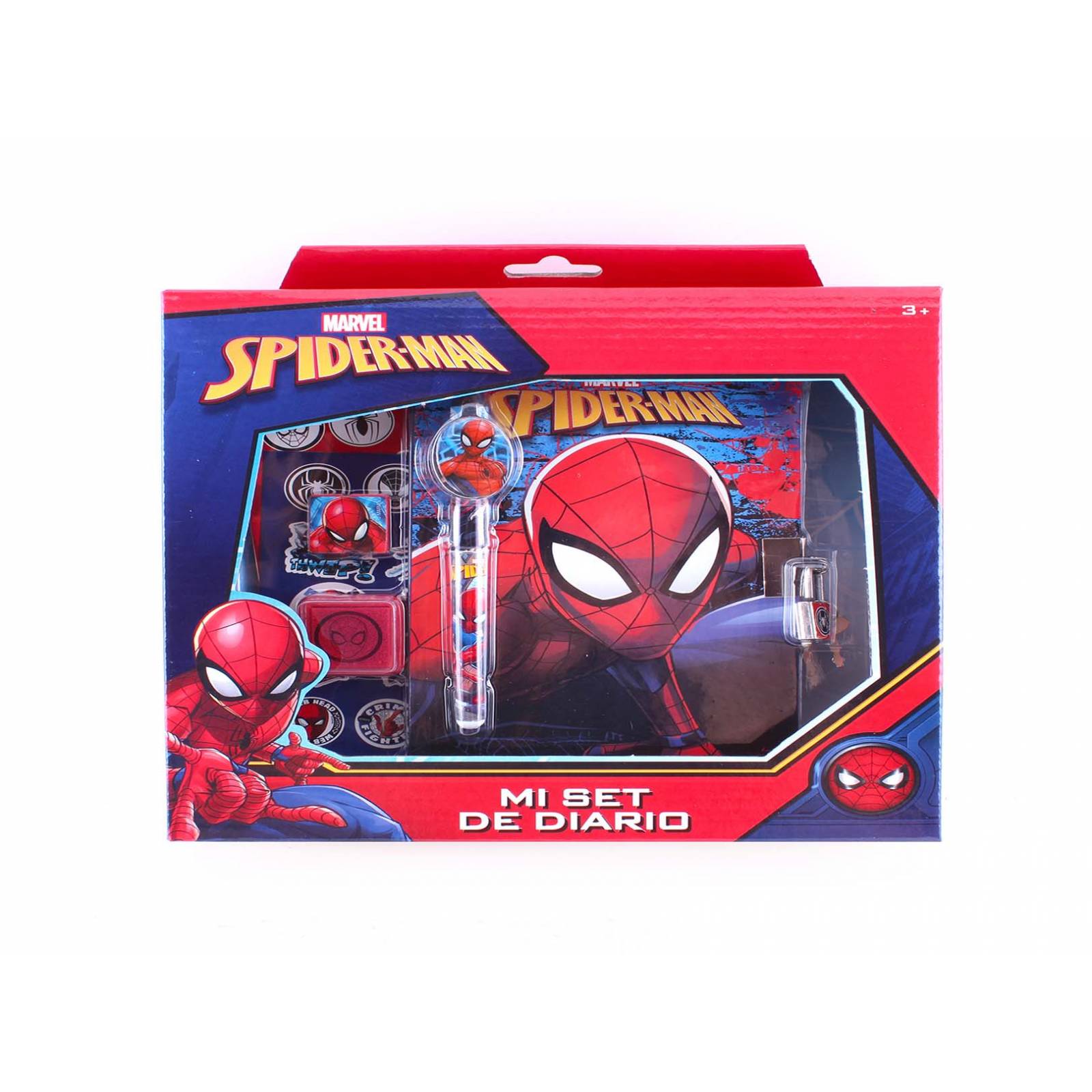 Set De Diario Spiderman Golden Toys