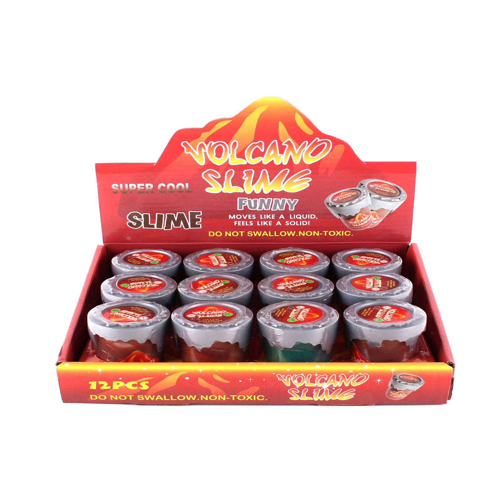 Slime Lava Volcanica 12 Pzas StoryLand