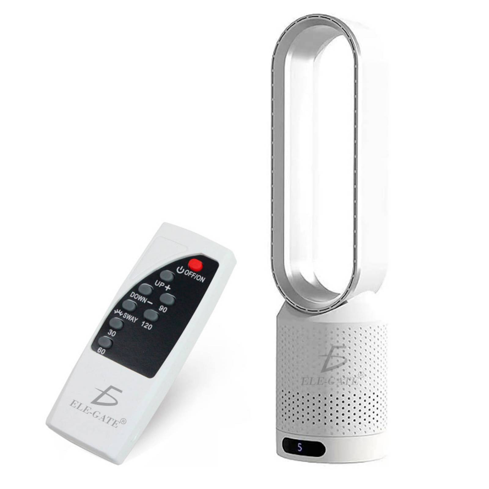 Ventilador torre sin aspas purificador aire Con control remoto.