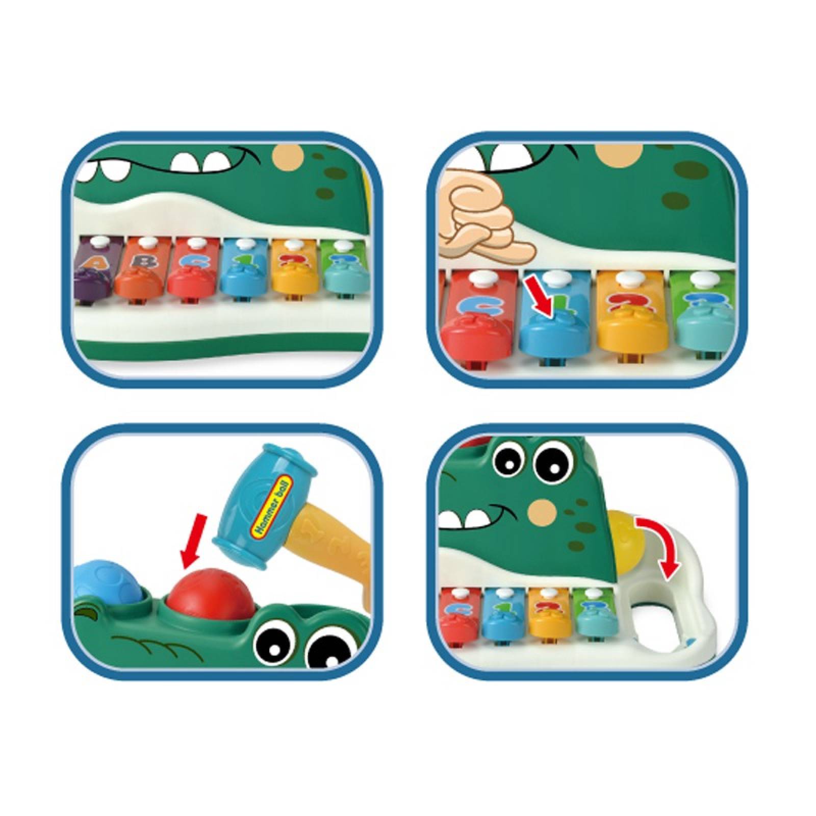 Juguete de piano dinosaurio para bebé Storyland RJ6807