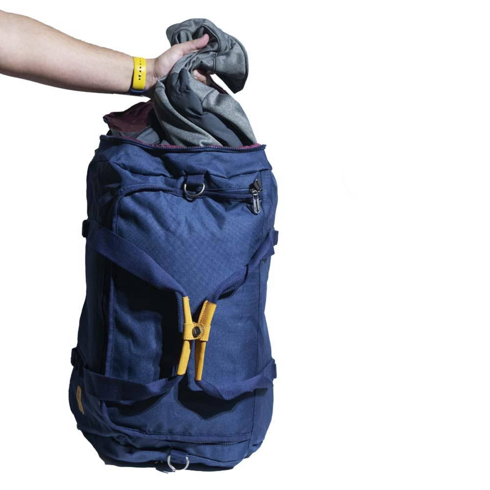 Boho Mochila y maleta nazare para viajes Azul