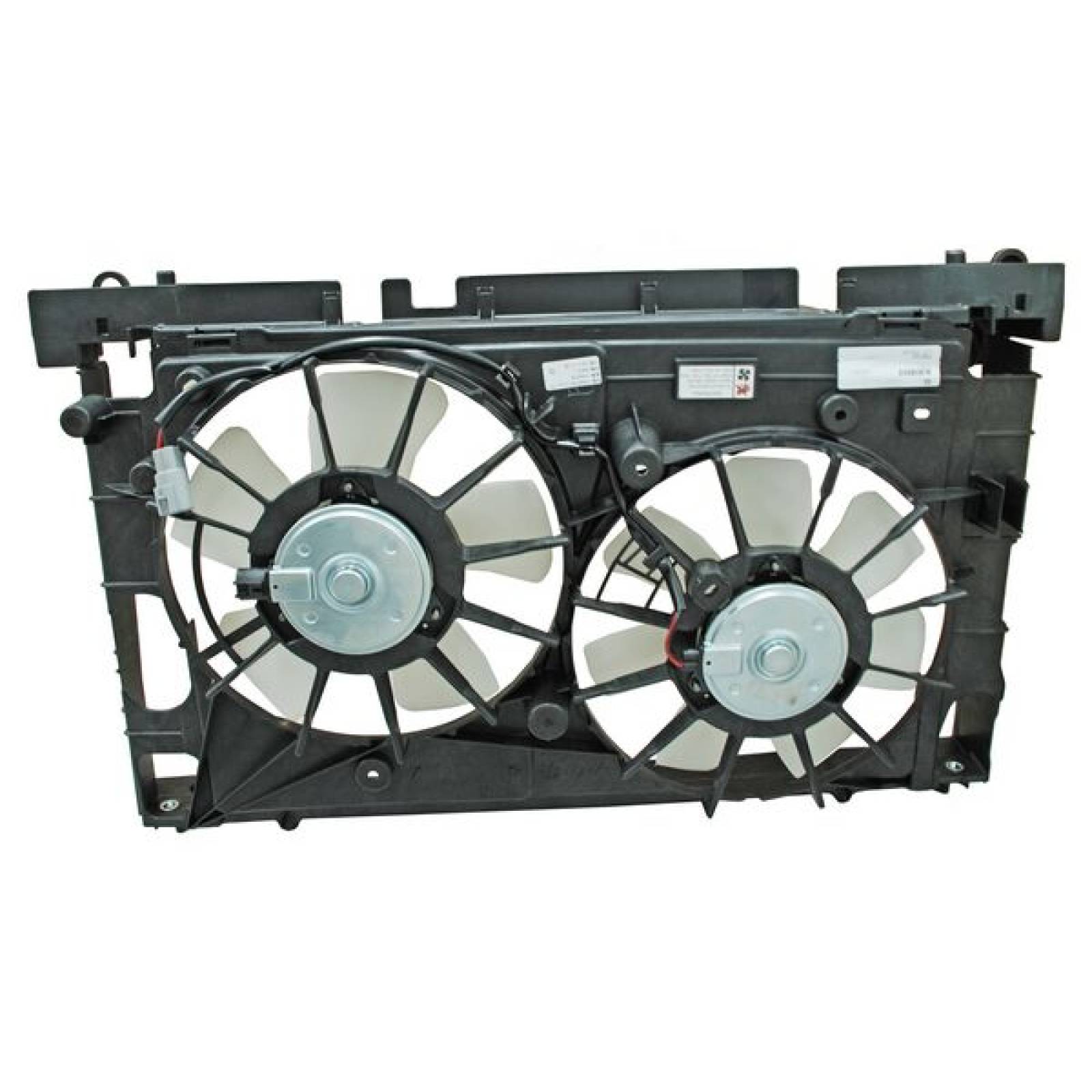 Motoventilador Toyota Prius 2010 2011 2012 2013 Para Radiador Para Aire Acondicionado Con Tolva Superior Doble Completo Wld