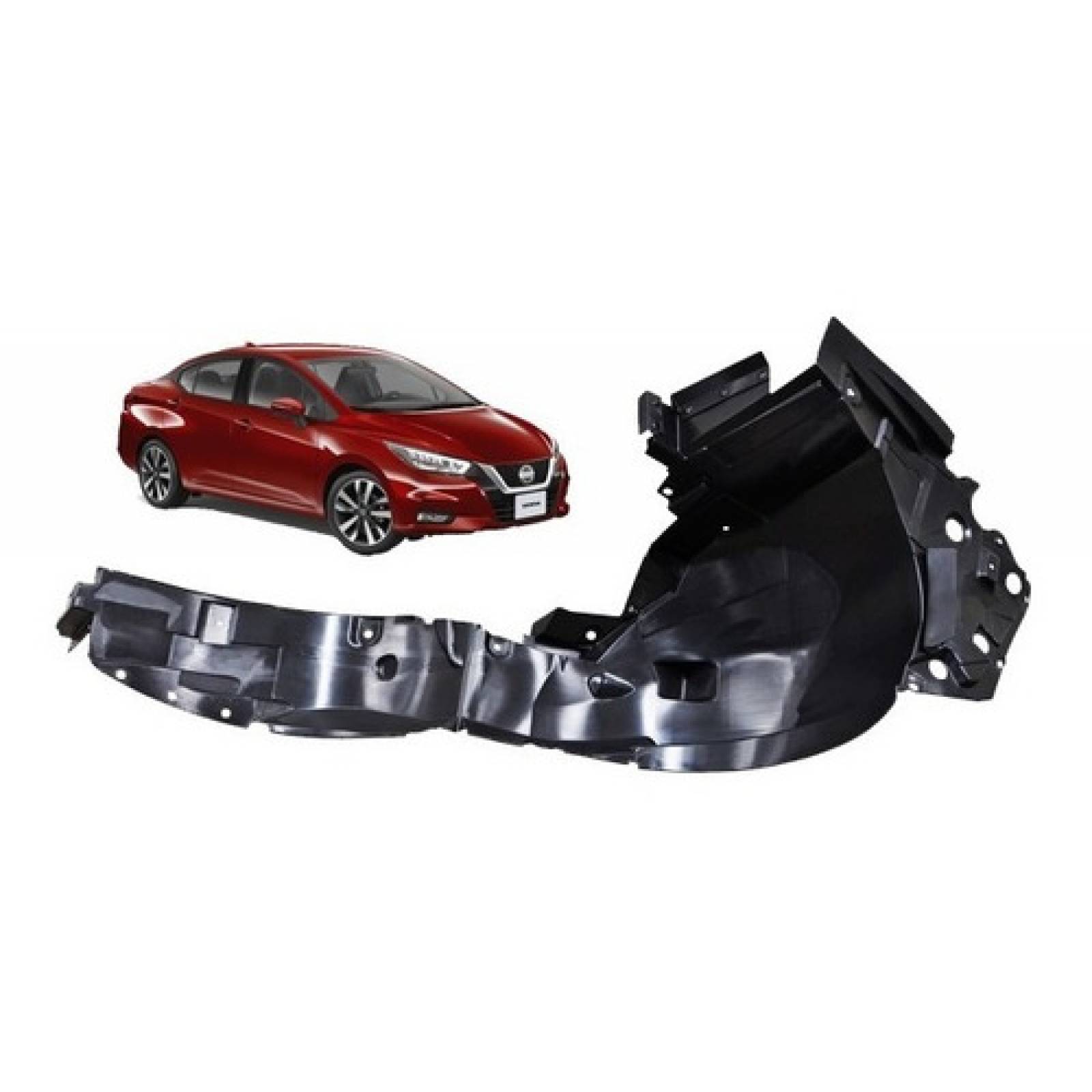 Tolva Salpicadera Nissan Versa 2020 2021 2022 Izquierda Bsj