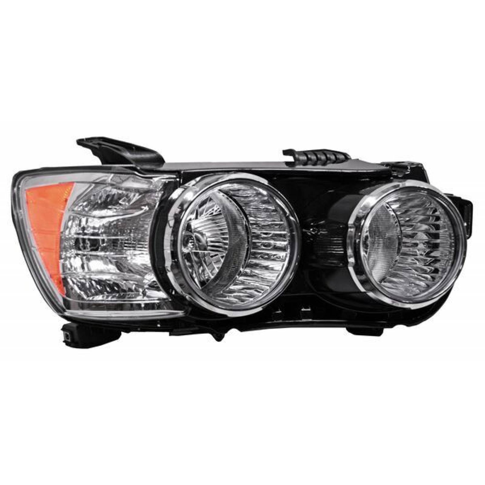 FARO SONIC 2012-2016 LTZ CON AROS  CROMADO S CON REFLEJANTE AMBAR TYC  COPILOTO