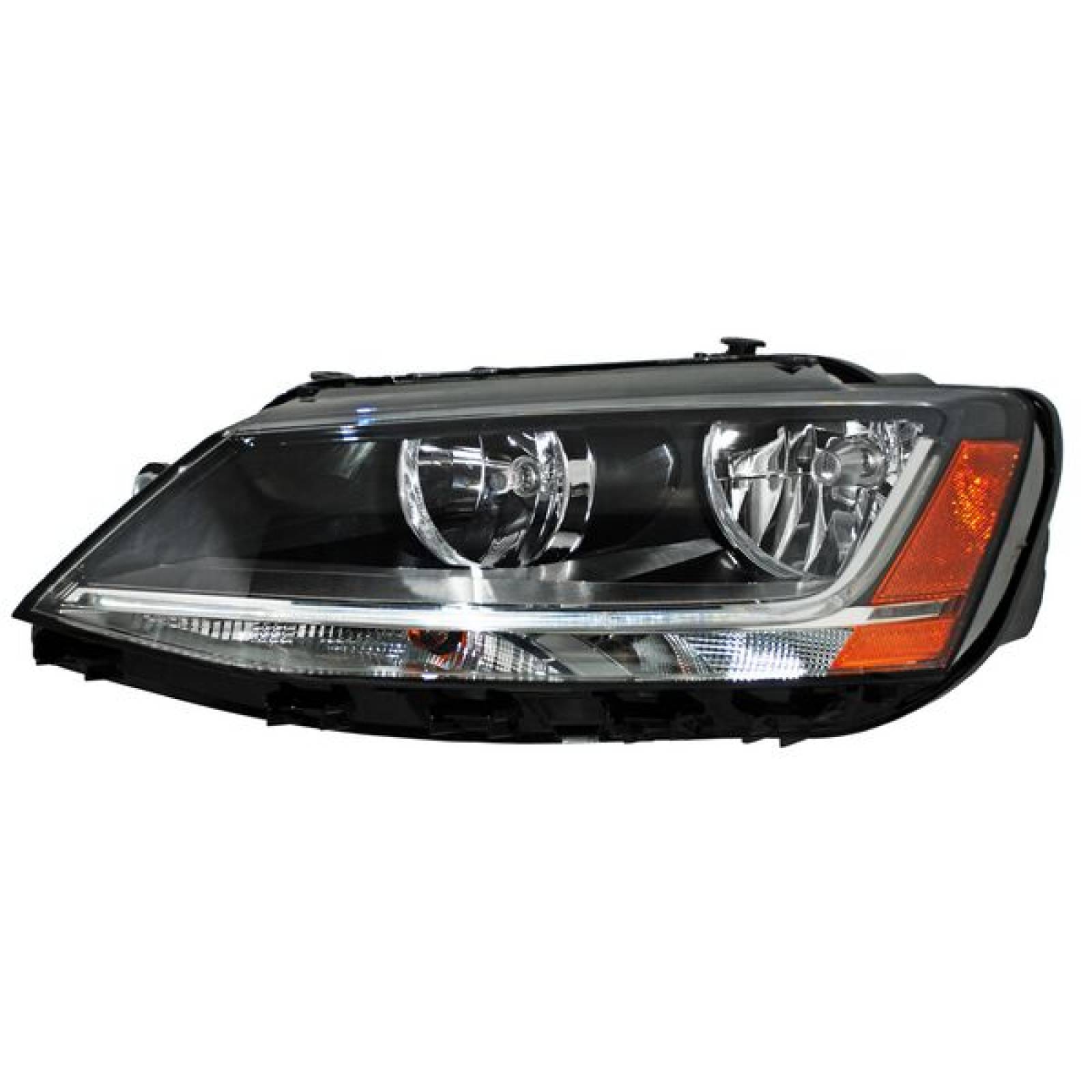 FARO JETTA BICENTENARIO 2011-2018 LEDS REFLEJANTE AMBAR  TYC PILOTO